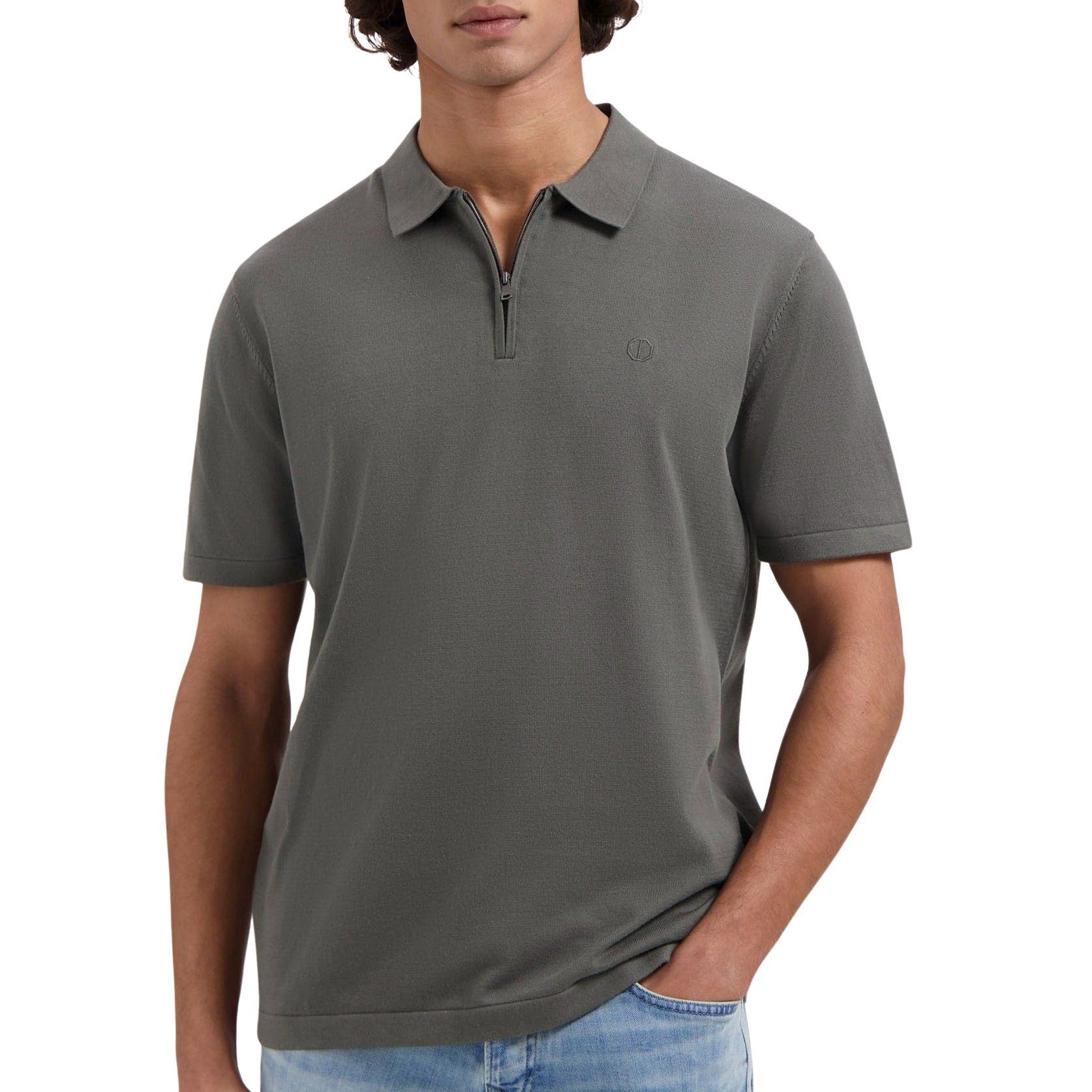 Dstrezzed Dorian Zip Polo Heren