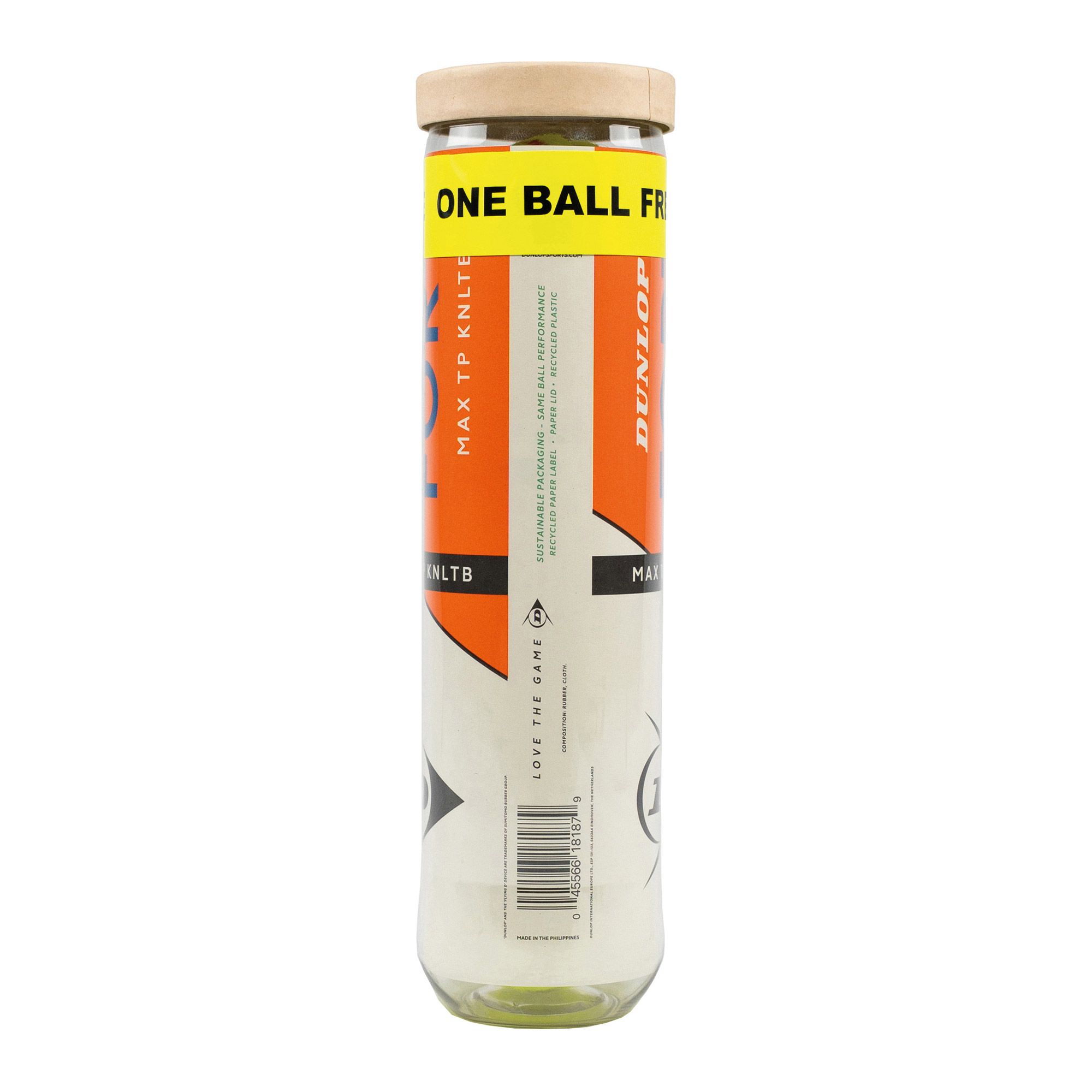 Dunlop Fort Max TP Tennisballen (4-can)