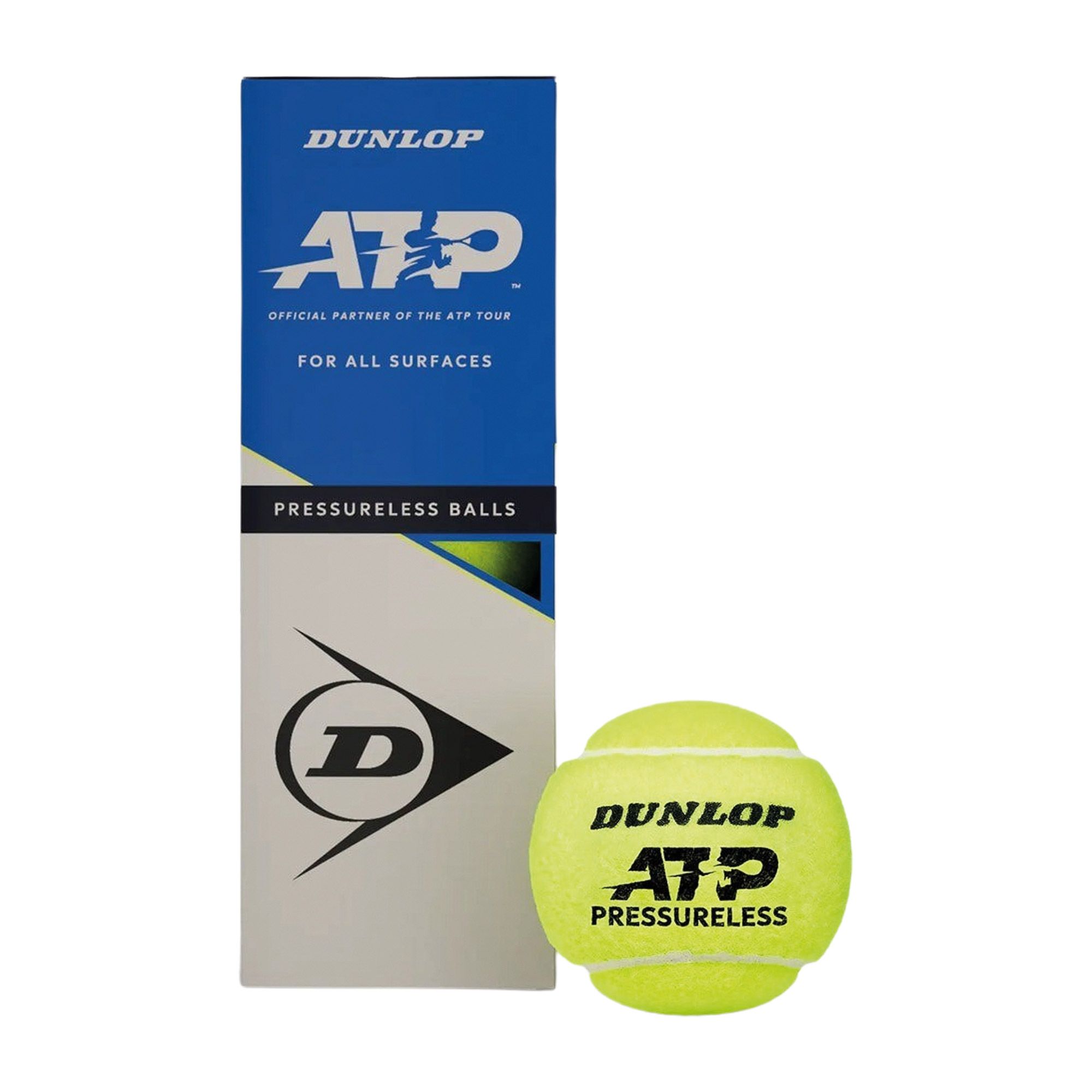 Dunlop ATP Pressureless Tennisballen (3-pack)