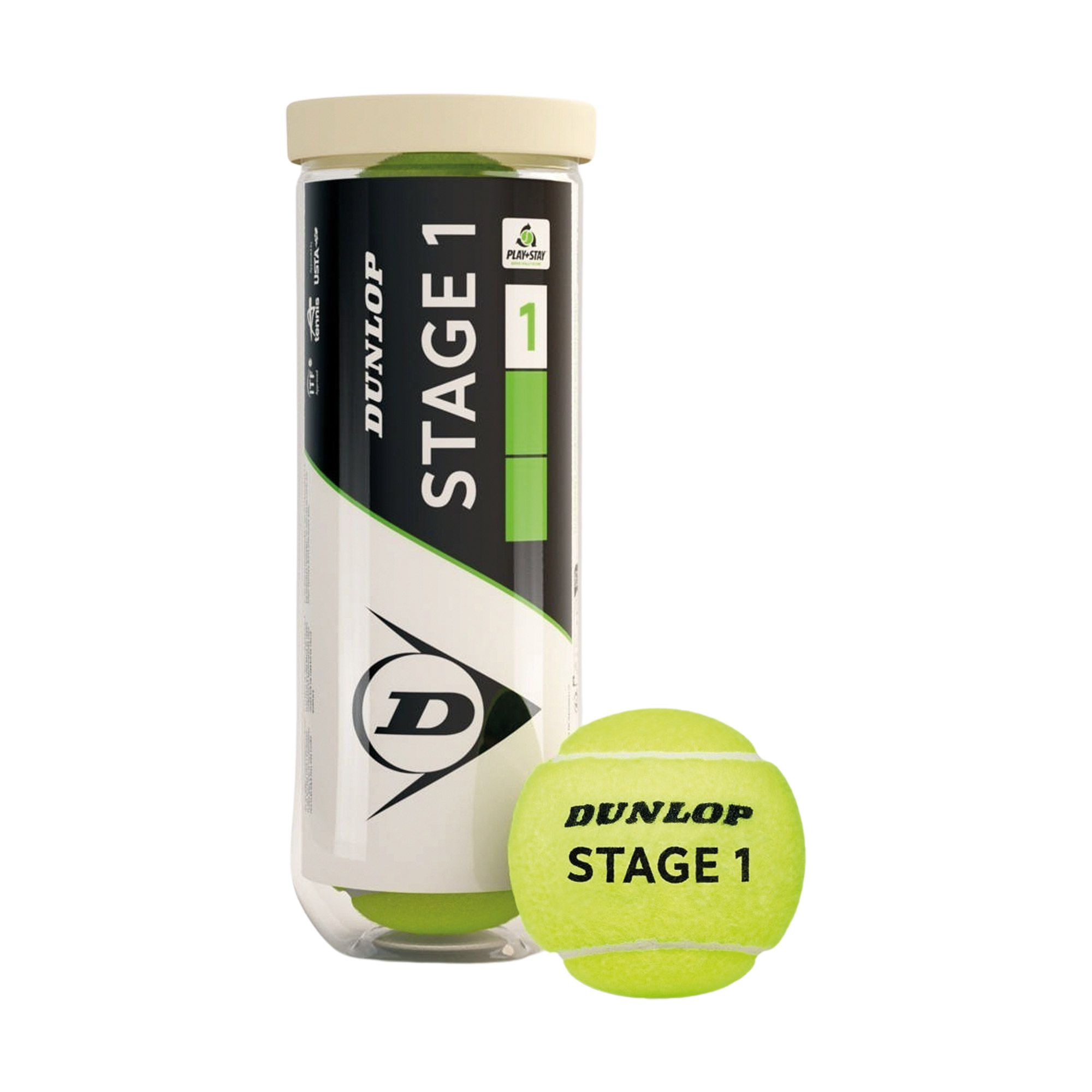 Dunlop Stage 1 Tennisballen (3-can)