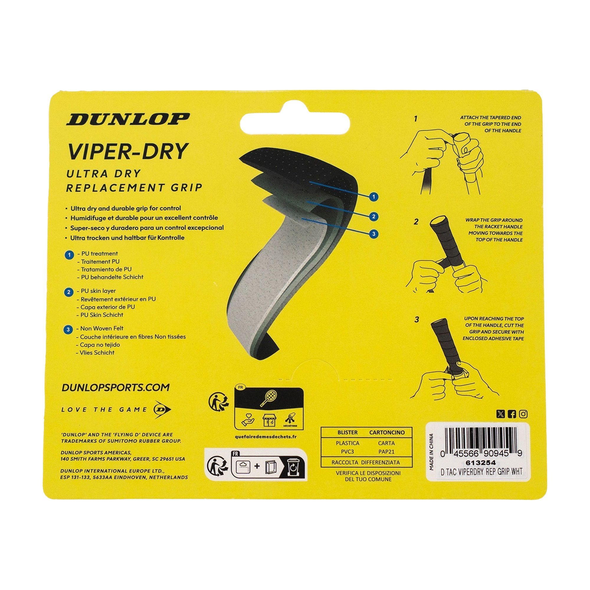 Dunlop ATP Viper-Dry Rep Grip