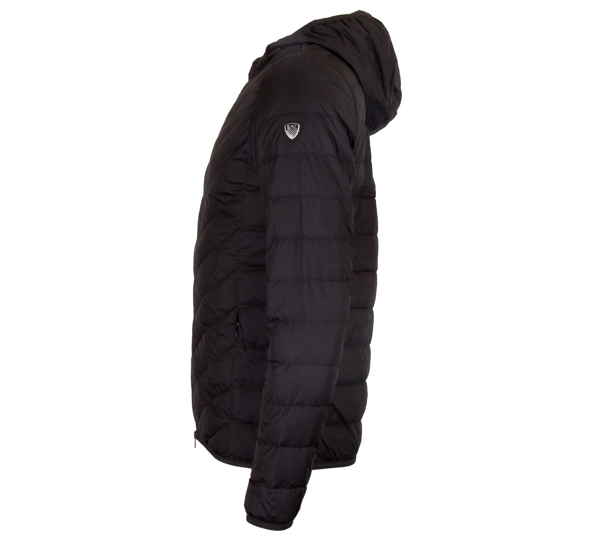 EA7 Train Core Shield Down Light Hoodie Jas Heren