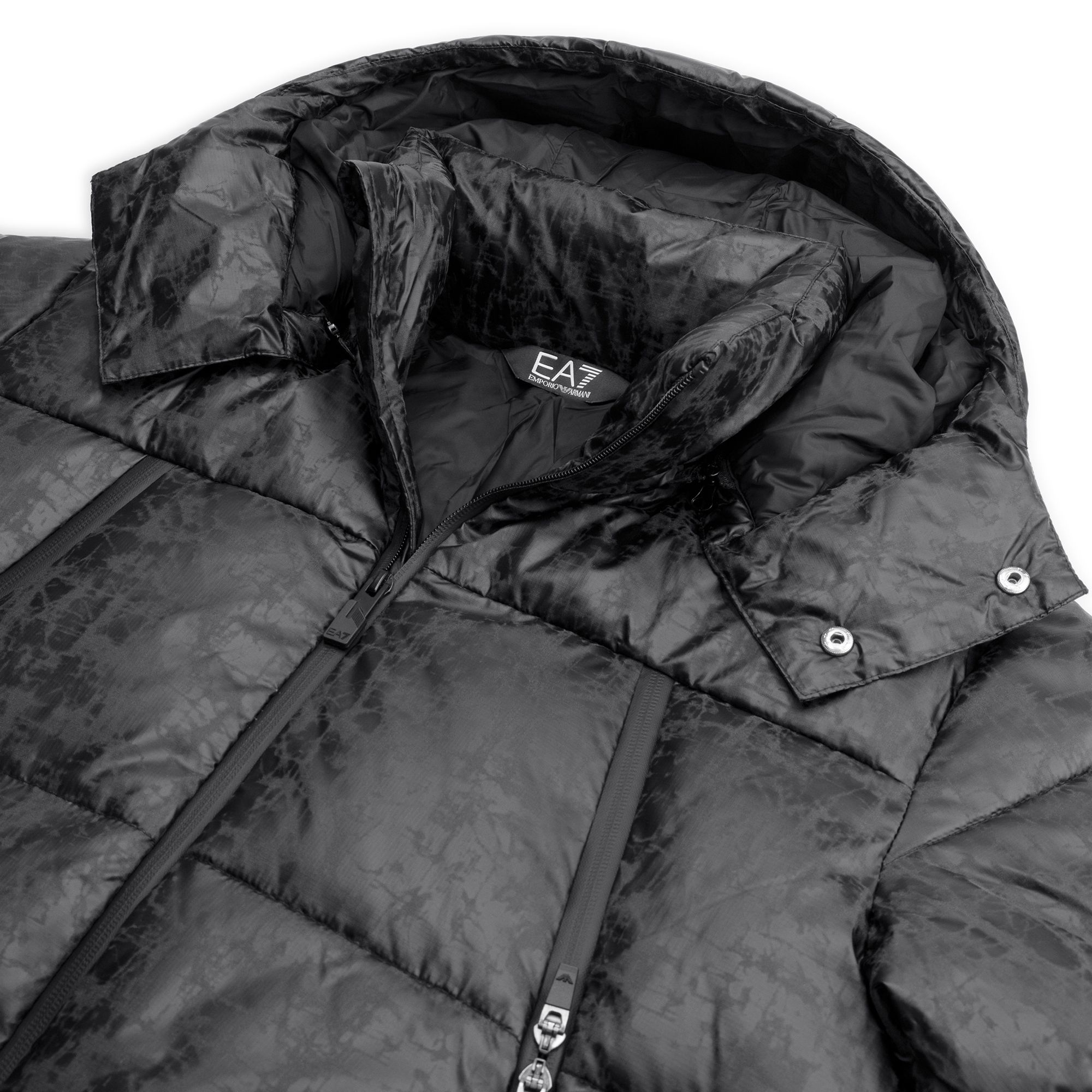 EA7 Hooded Down Bomberjas Heren