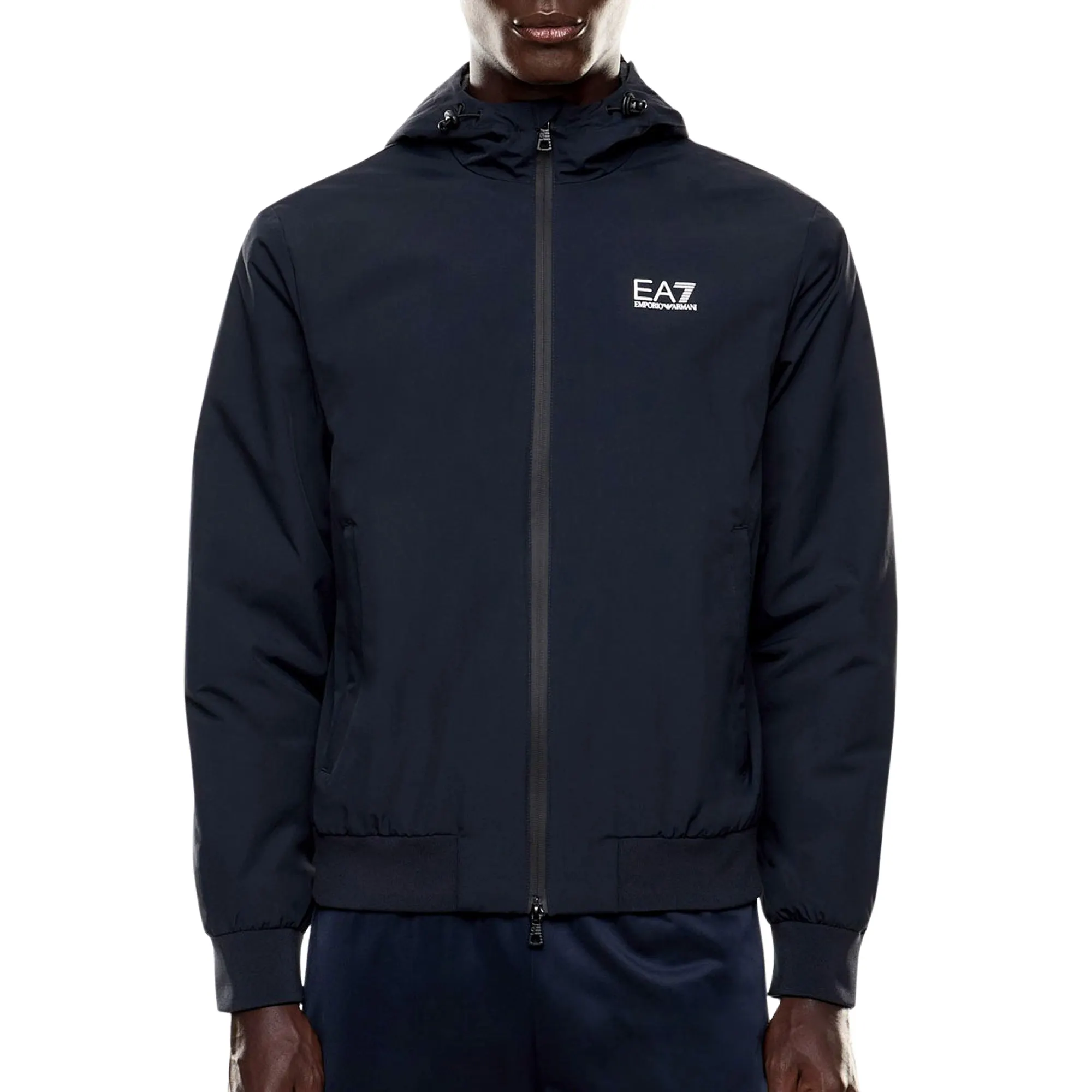 EA7 Core Identity Hooded Bomber Jas Heren