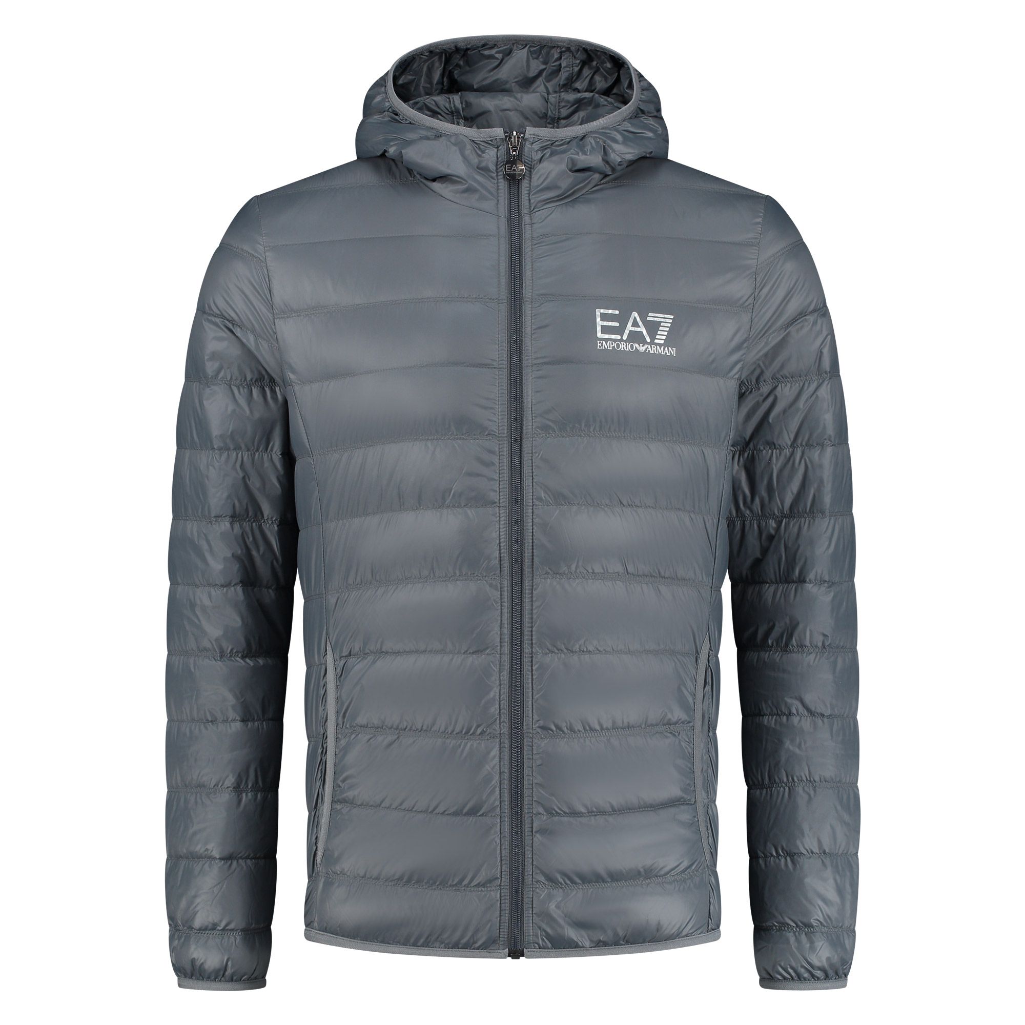 EA7 Train Core ID Down Light Hoodie Jas Heren