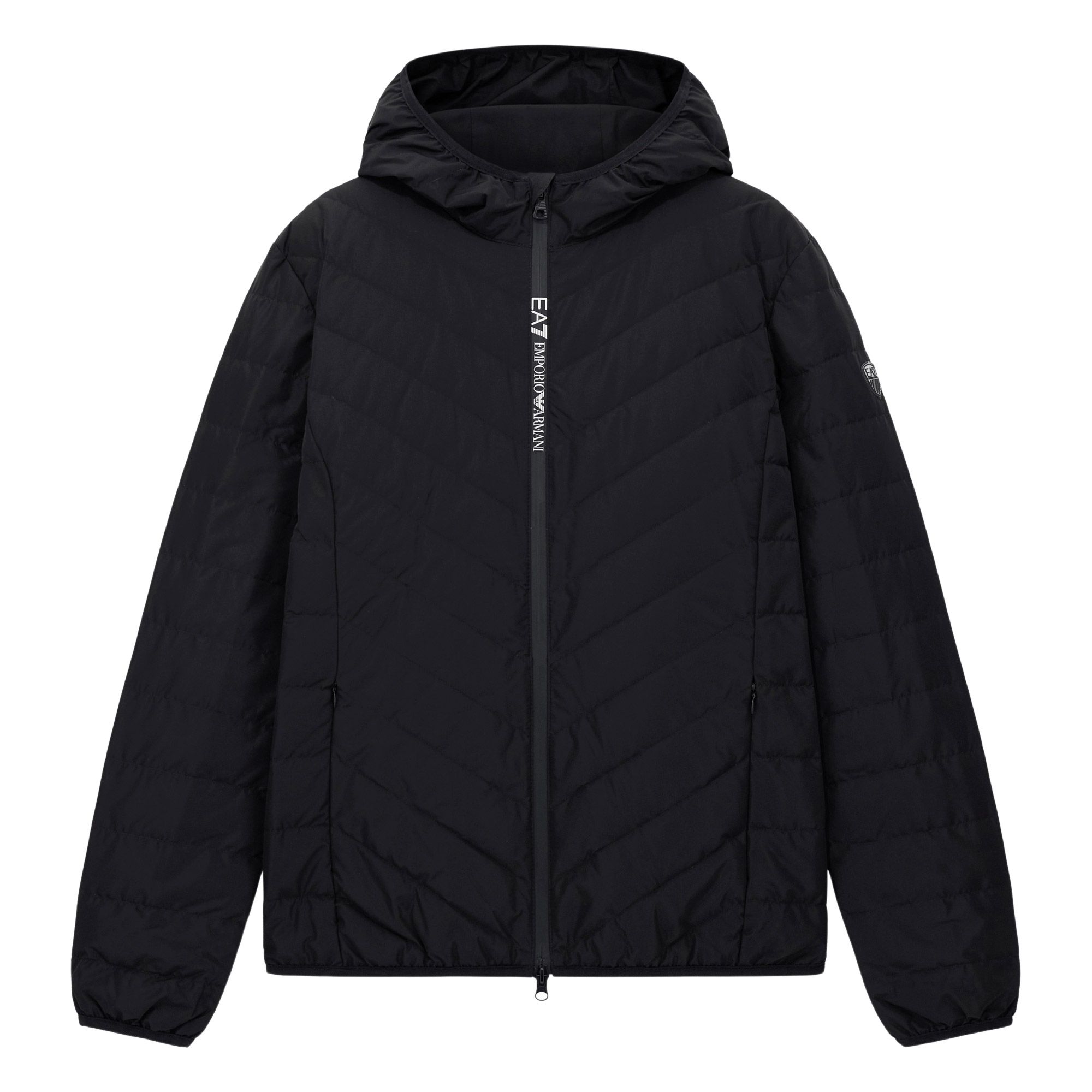 EA7 Premium Shield Packable Hooded Down Jas Heren