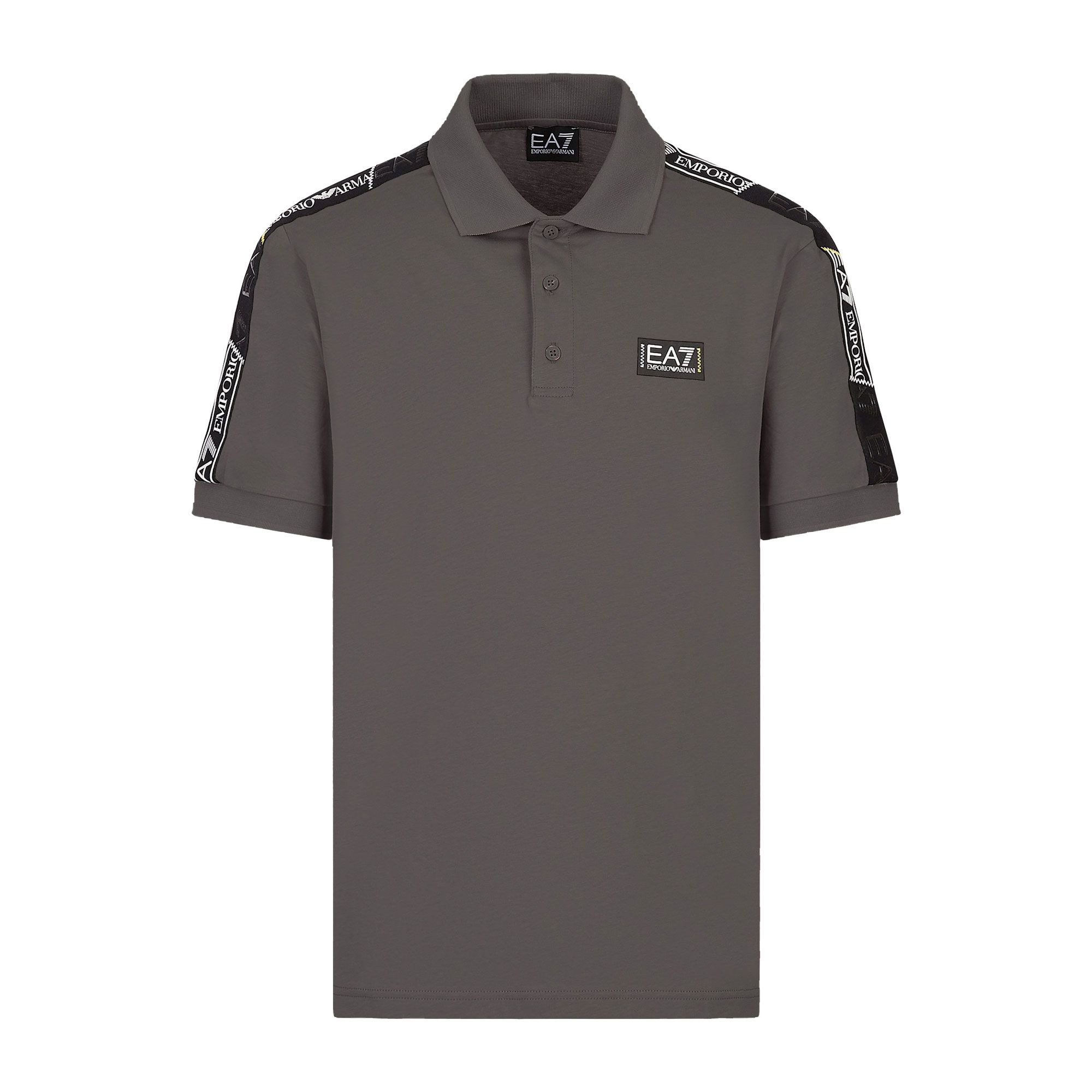 EA7 Logo Series Cotton Polo Heren