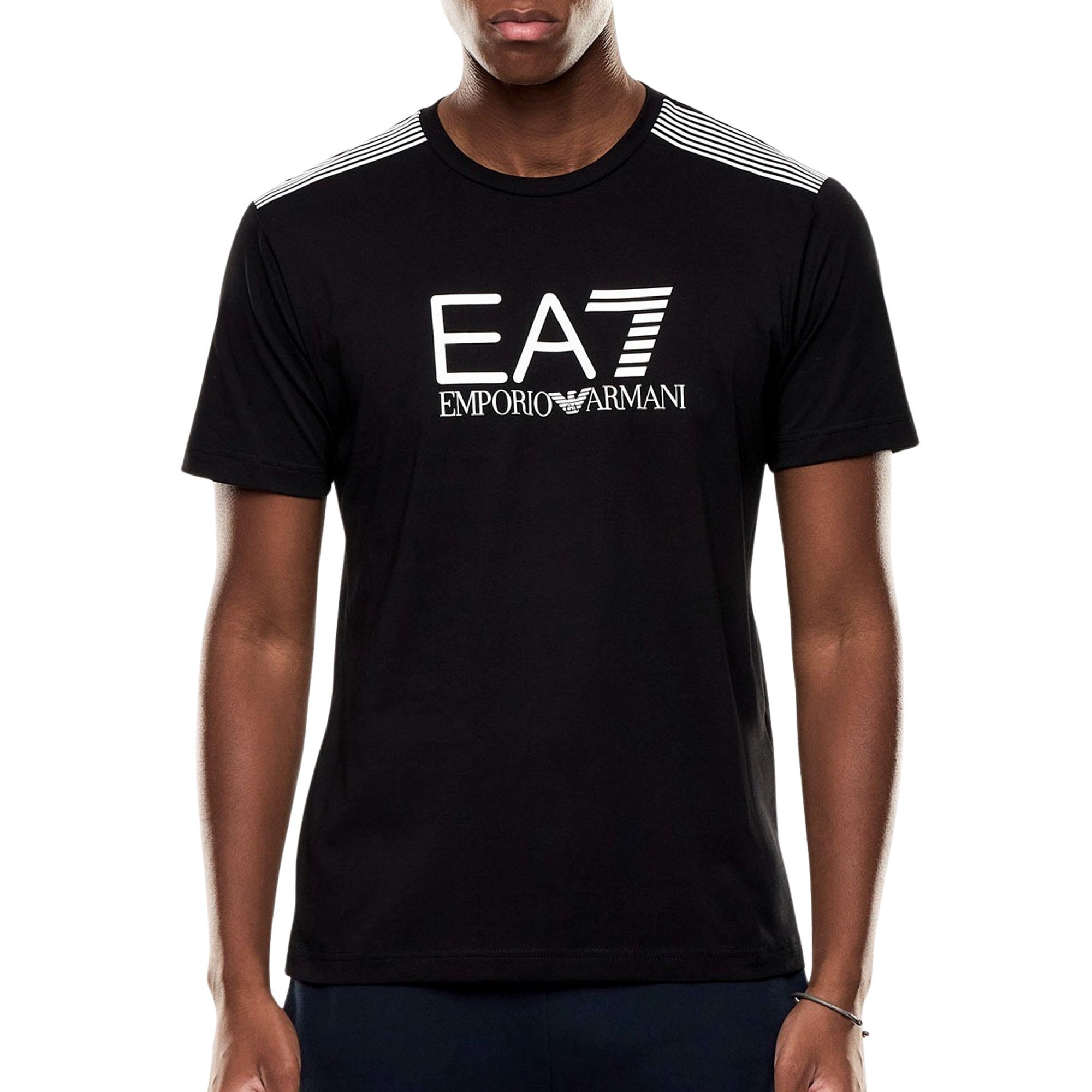 EA7 7-Lines Crew T-shirt Heren