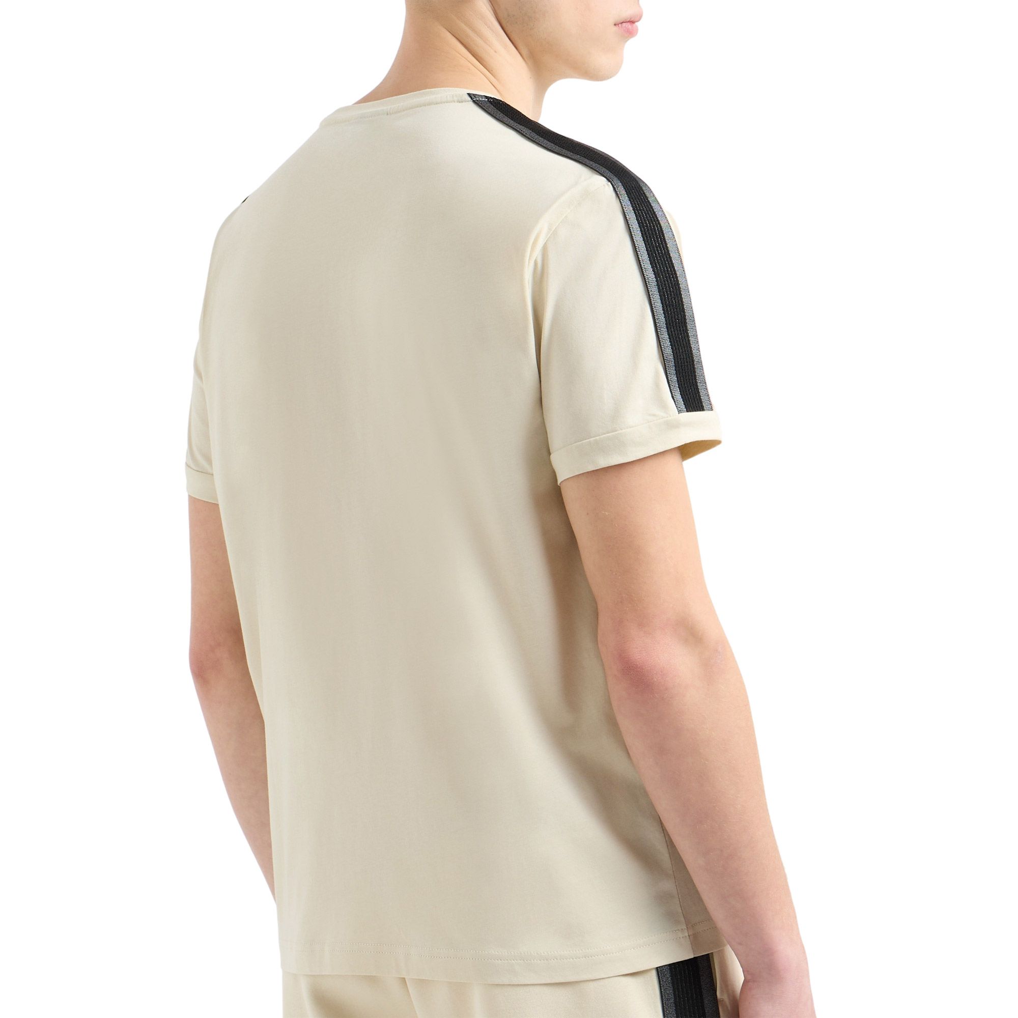 EA7 Logo Series Tape Cotton Shirt Heren