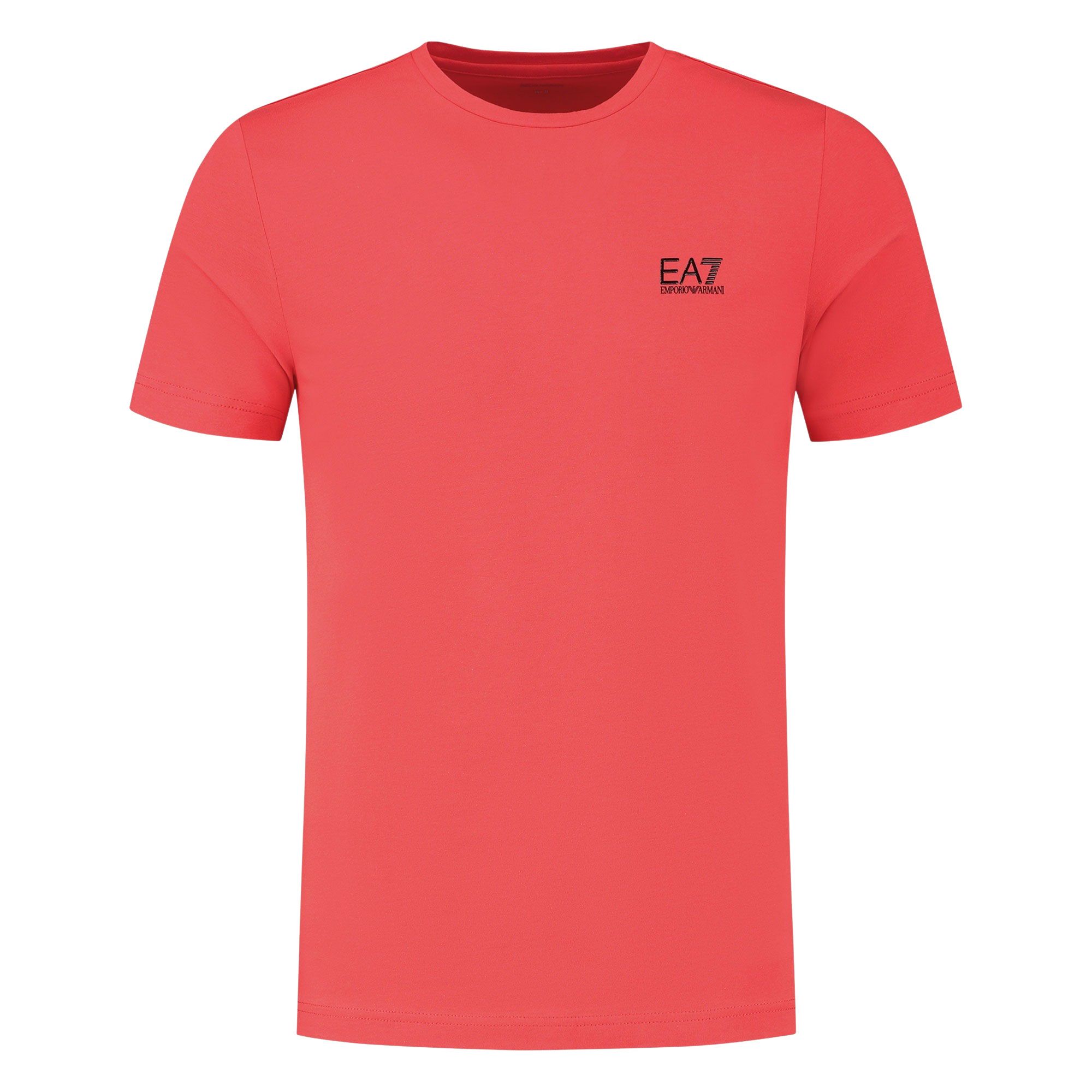 EA7 Basic Logo Stretch-Cotton Shirt Heren