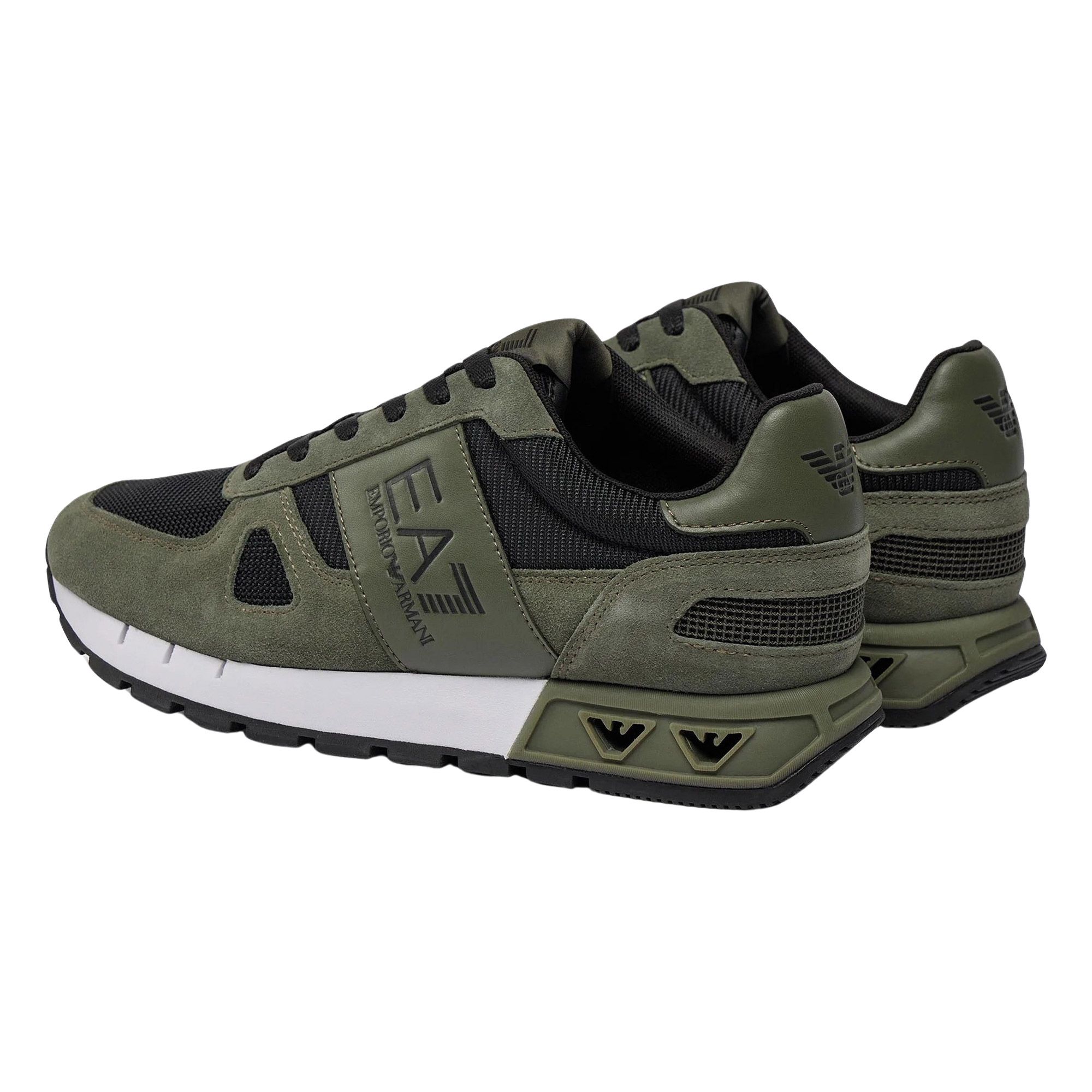 EA7 Black & White Legacy Sneakers Heren