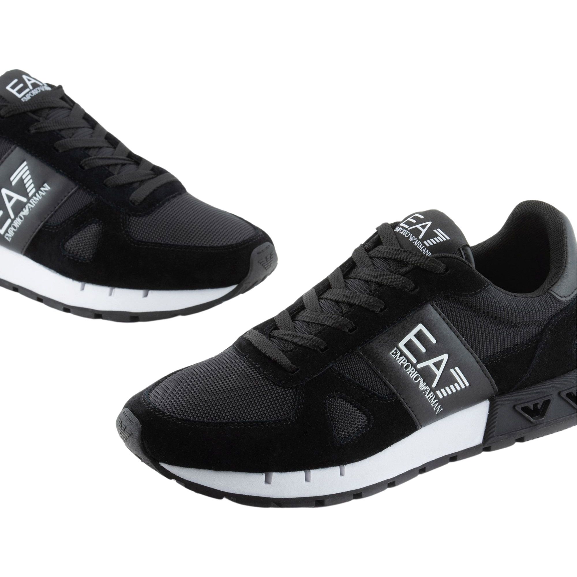 EA7 Black & White Legacy Sneakers Heren
