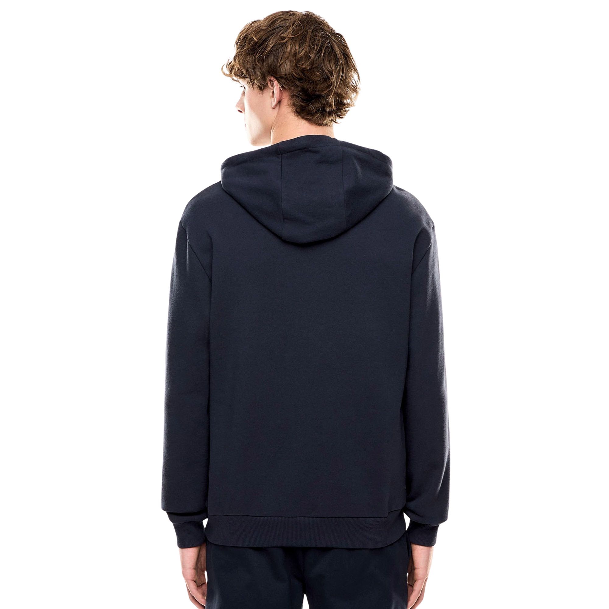 EA7 Logo Series Oversized Logo Hoodie Heren