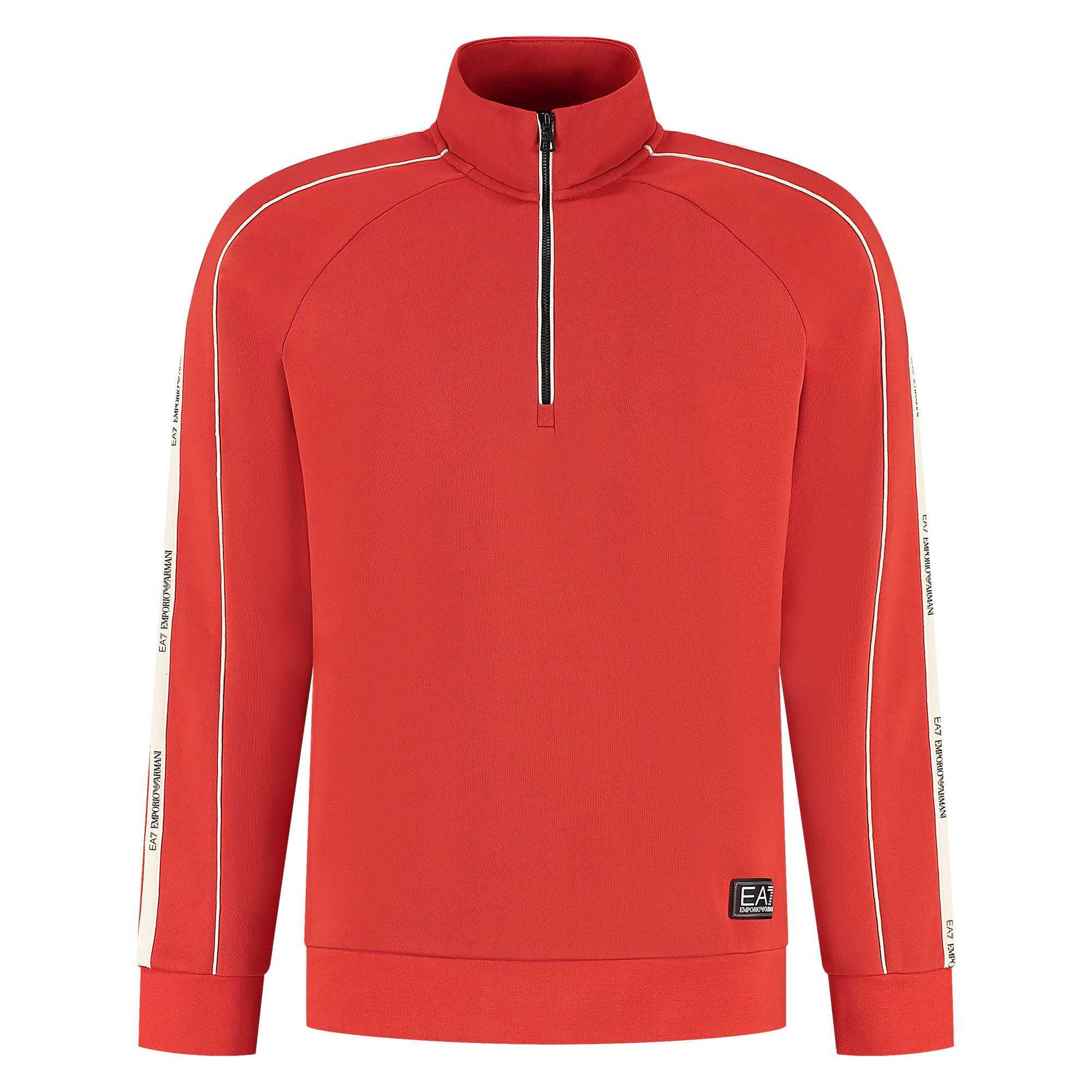 EA7 Logo Series Half-Zip Sweater Heren