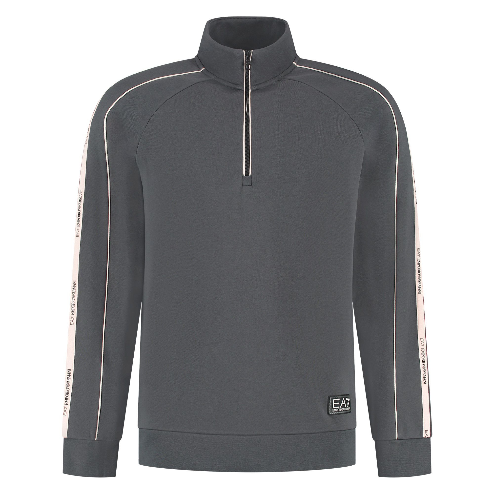 EA7 Logo Series Half-Zip Sweater Heren