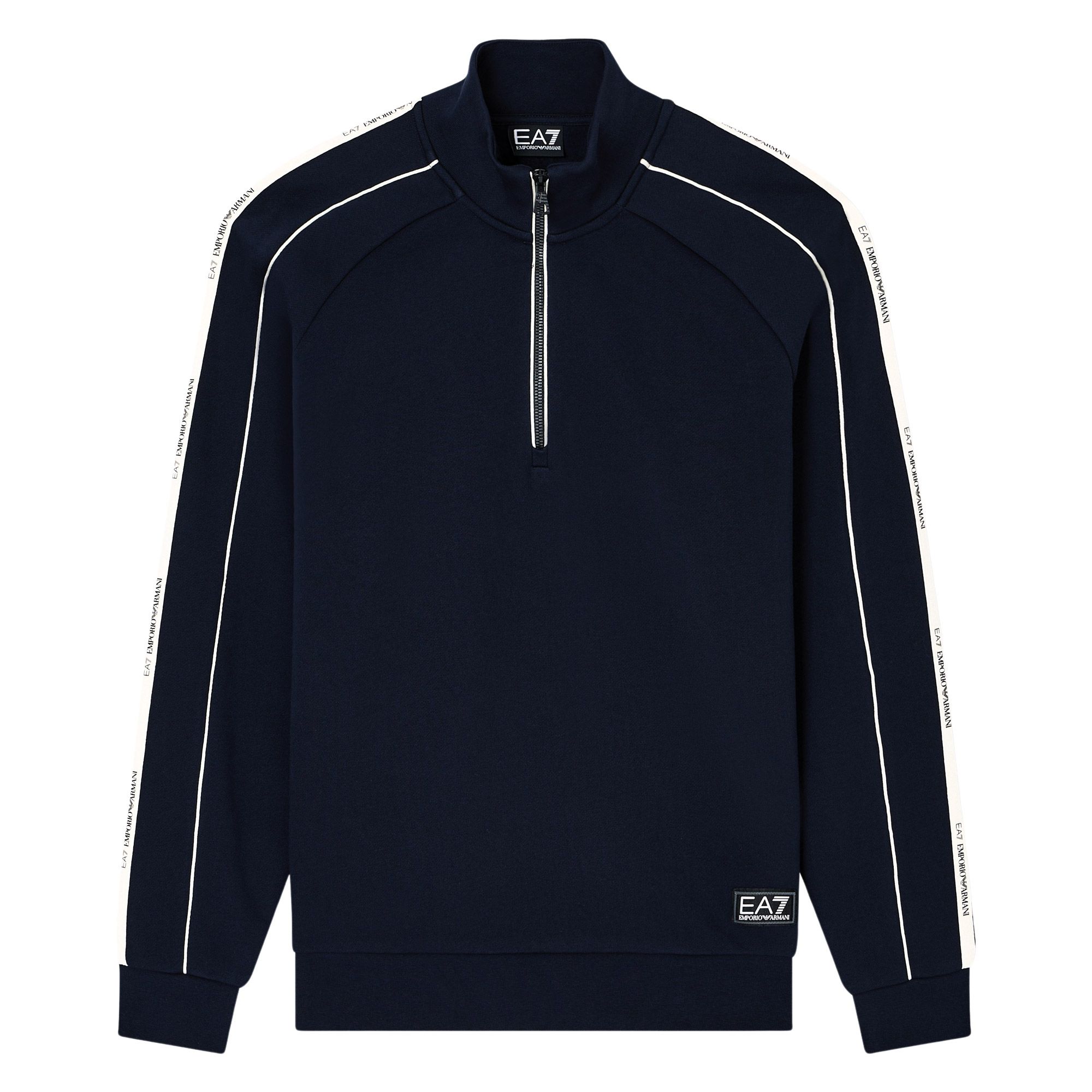EA7 Logo Series Half-Zip Sweater Heren