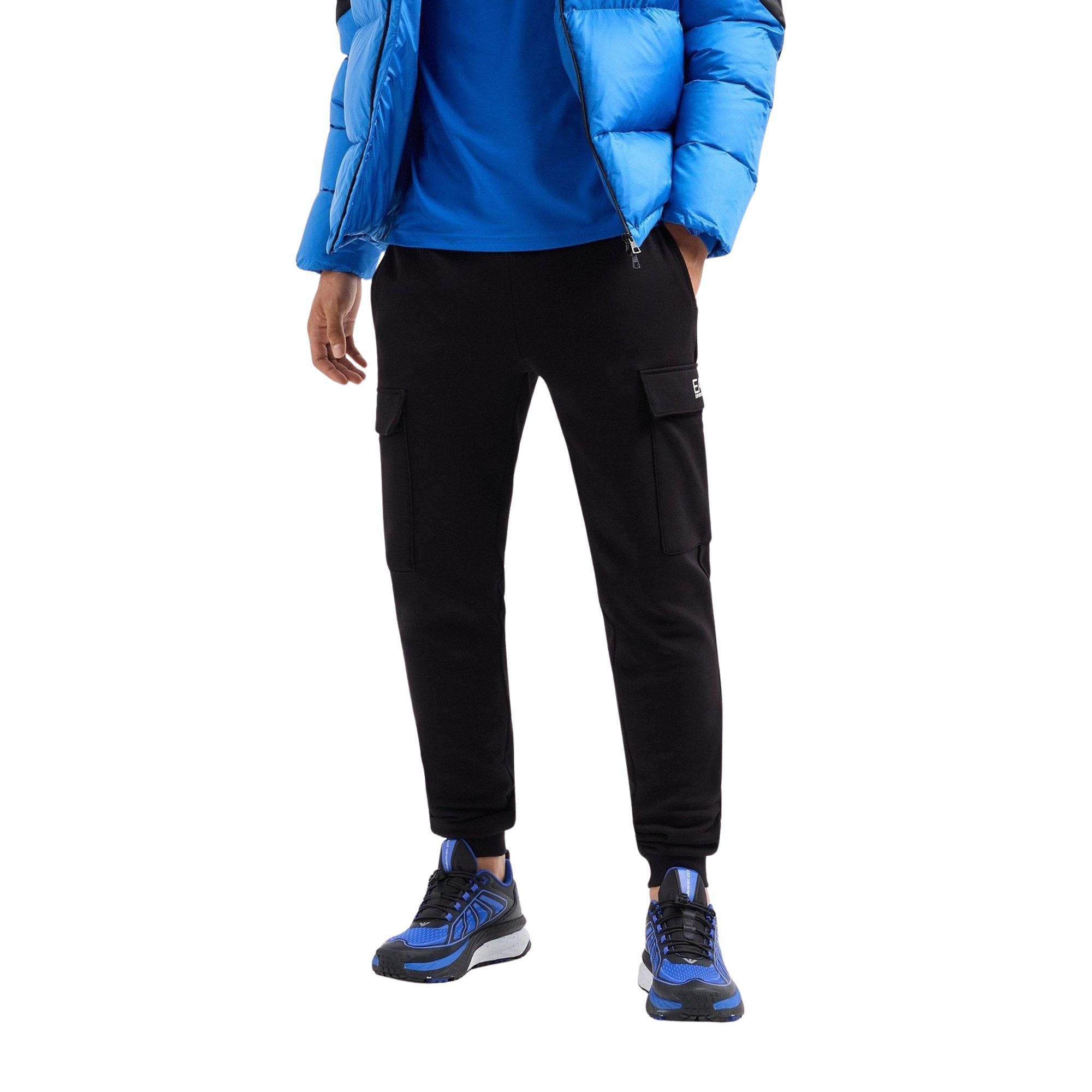 EA7 Core Identity Cotton-Blend Cargo Joggingbroek Heren
