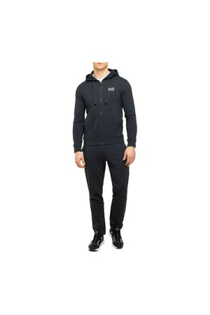 EA7 Heren Trainingspak Met Logo - Zwart - Comfortabel & Stijlvol Sportief Pak