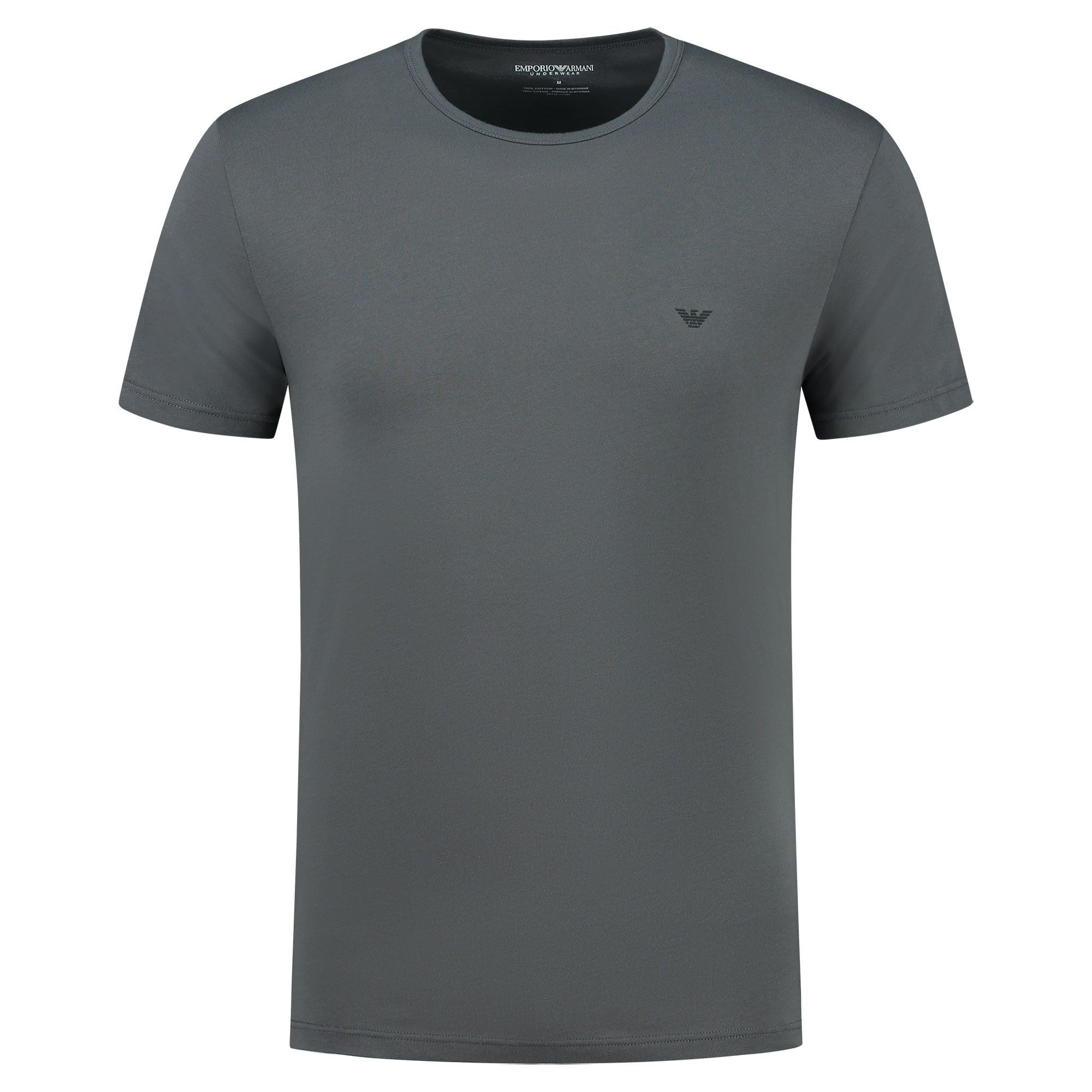 Emporio Armani Pure Cotton Crew Shirts Heren (2-pack)