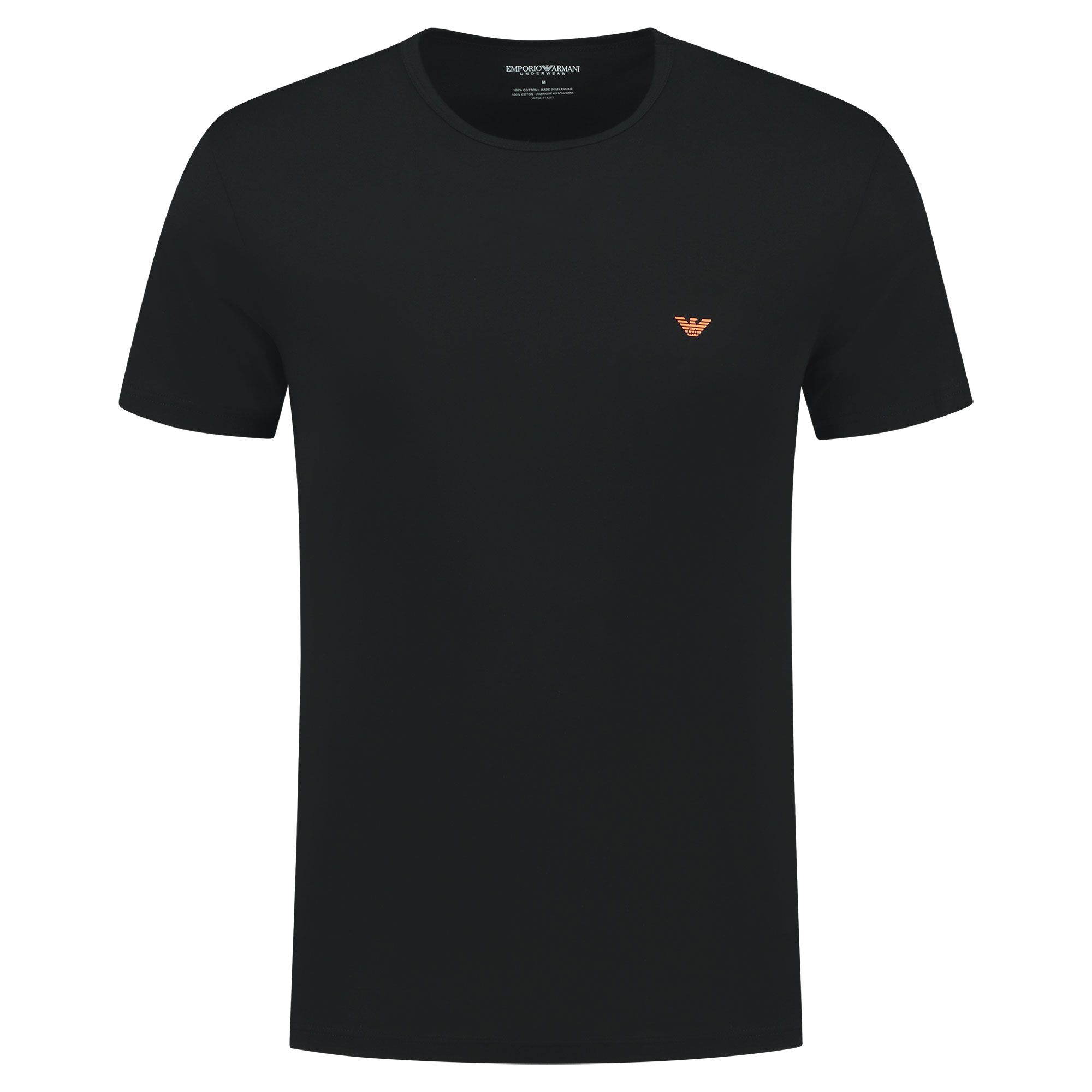 Emporio Armani Pure Cotton Crew Shirts Heren (2-pack)