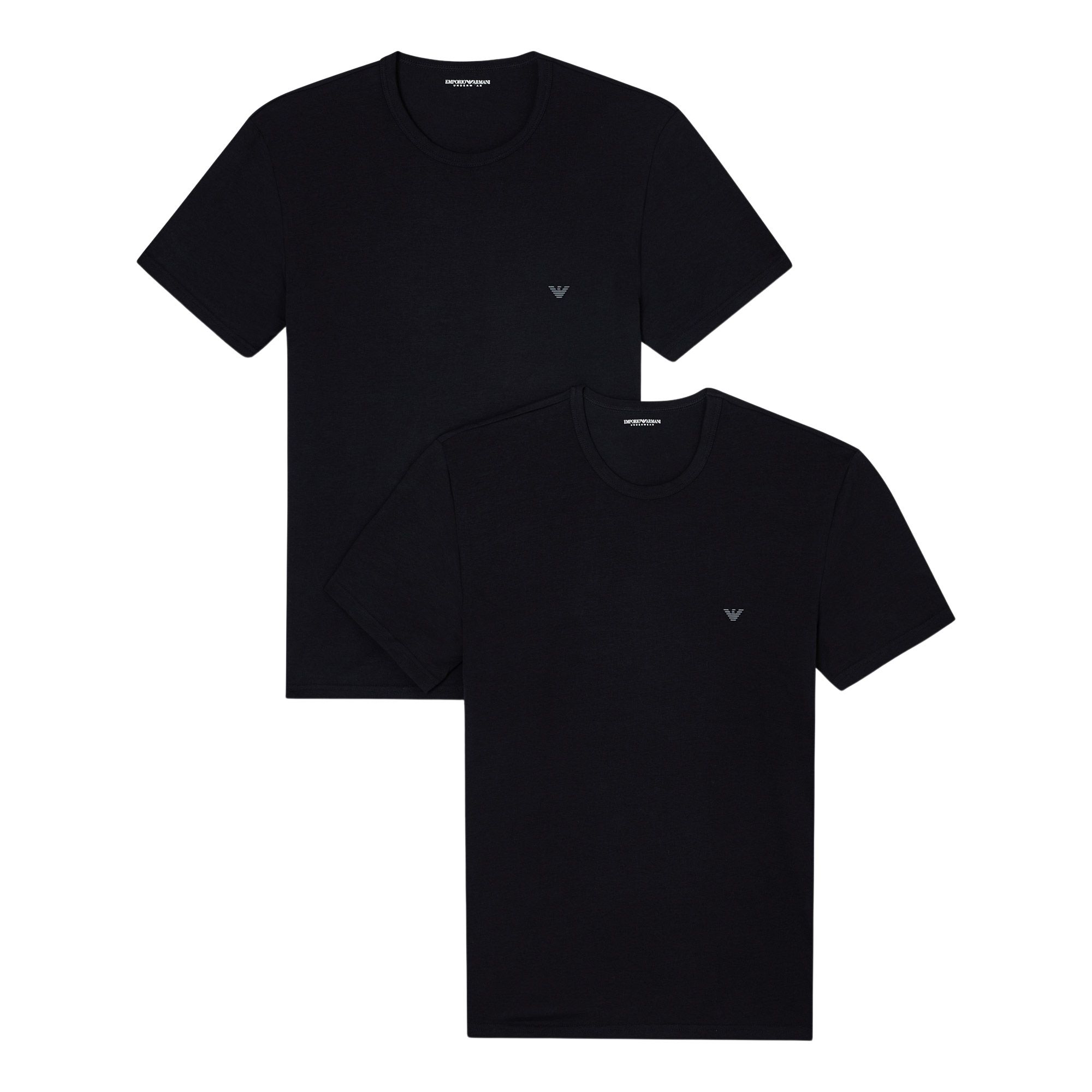Emporio Armani Stretch Jersey Loungewear Shirt Heren (2-pack)