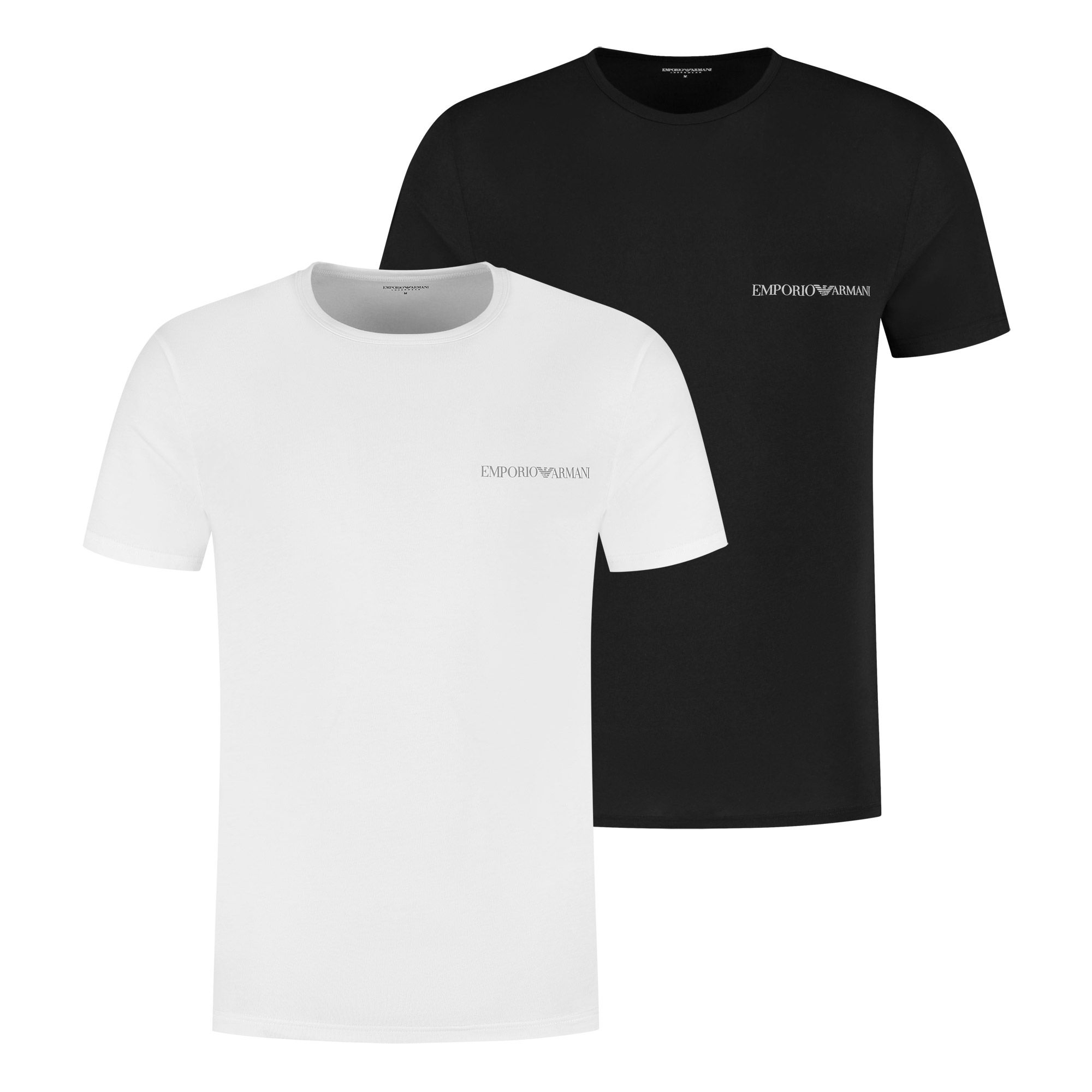 Emporio Armani Core Logoband Crew Neck Shirt Heren (2-pack)