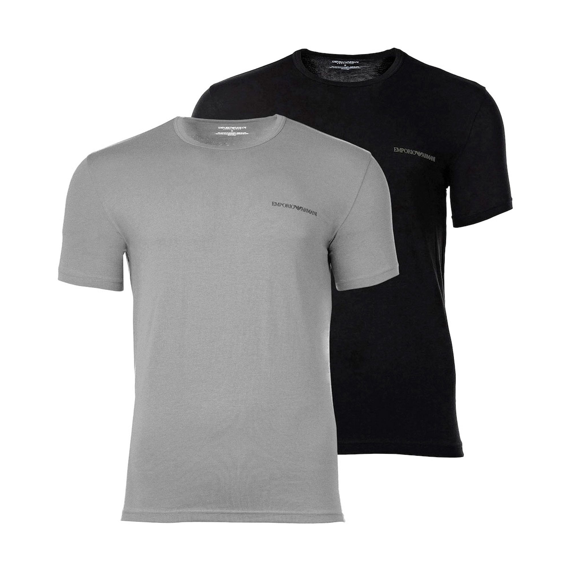 Emporio Armani Core Logoband Crew Neck Shirt Heren (2-pack)