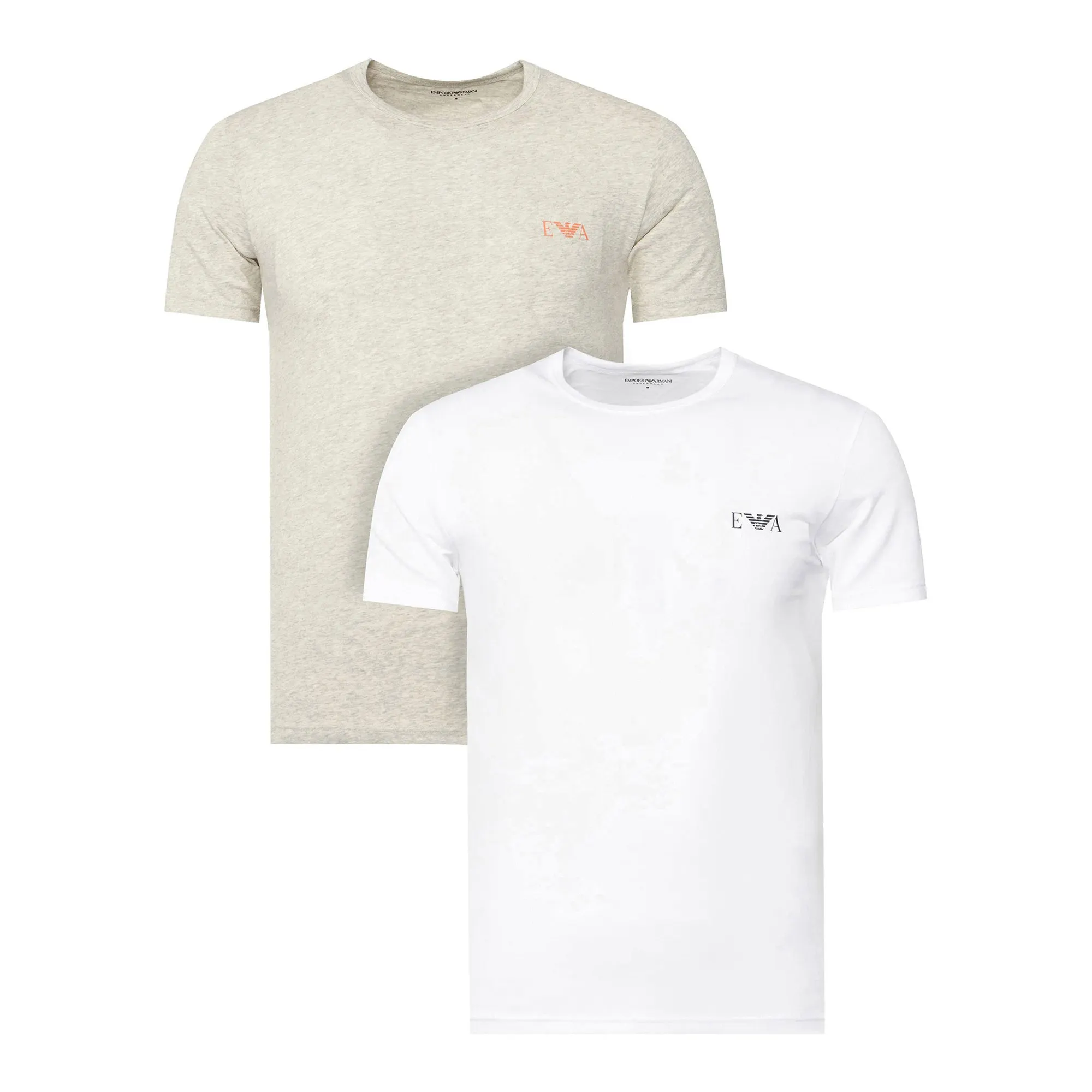 Emporio Armani Bold Monogram Crew Neck Shirt Heren (2-pack)