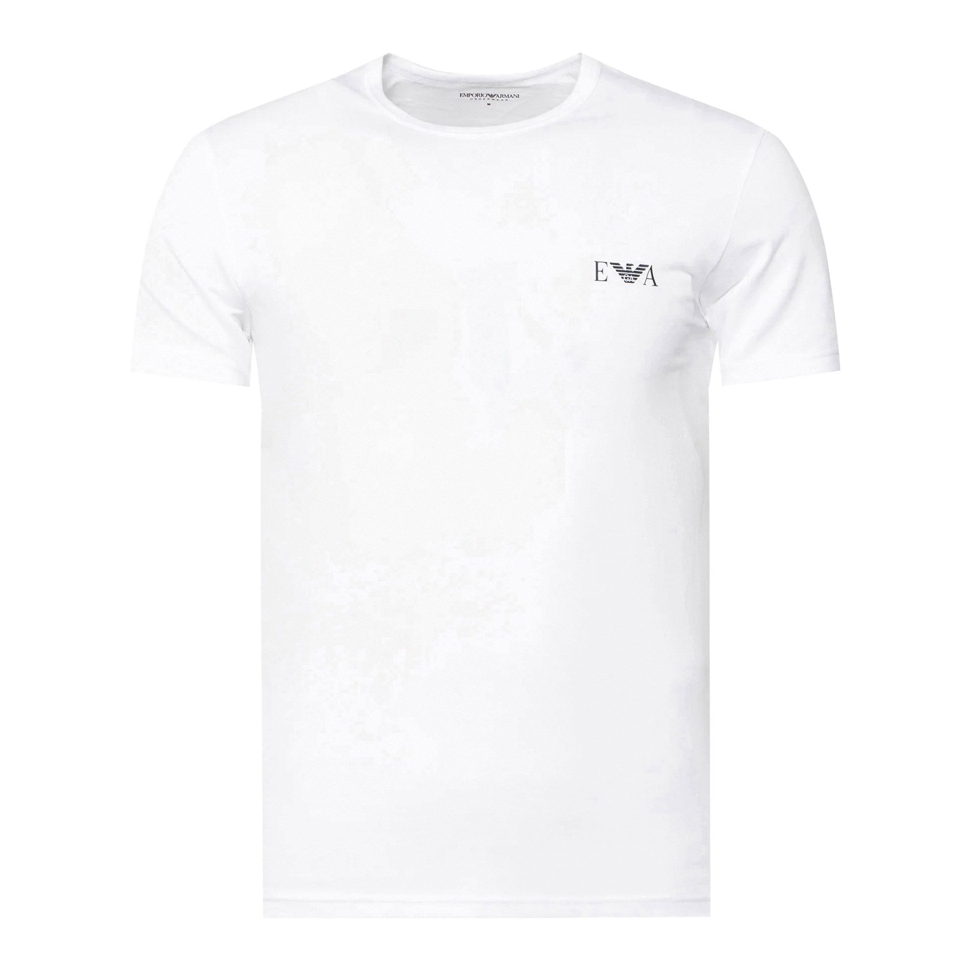 Emporio Armani Bold Monogram Crew Neck Shirt Heren (2-pack)