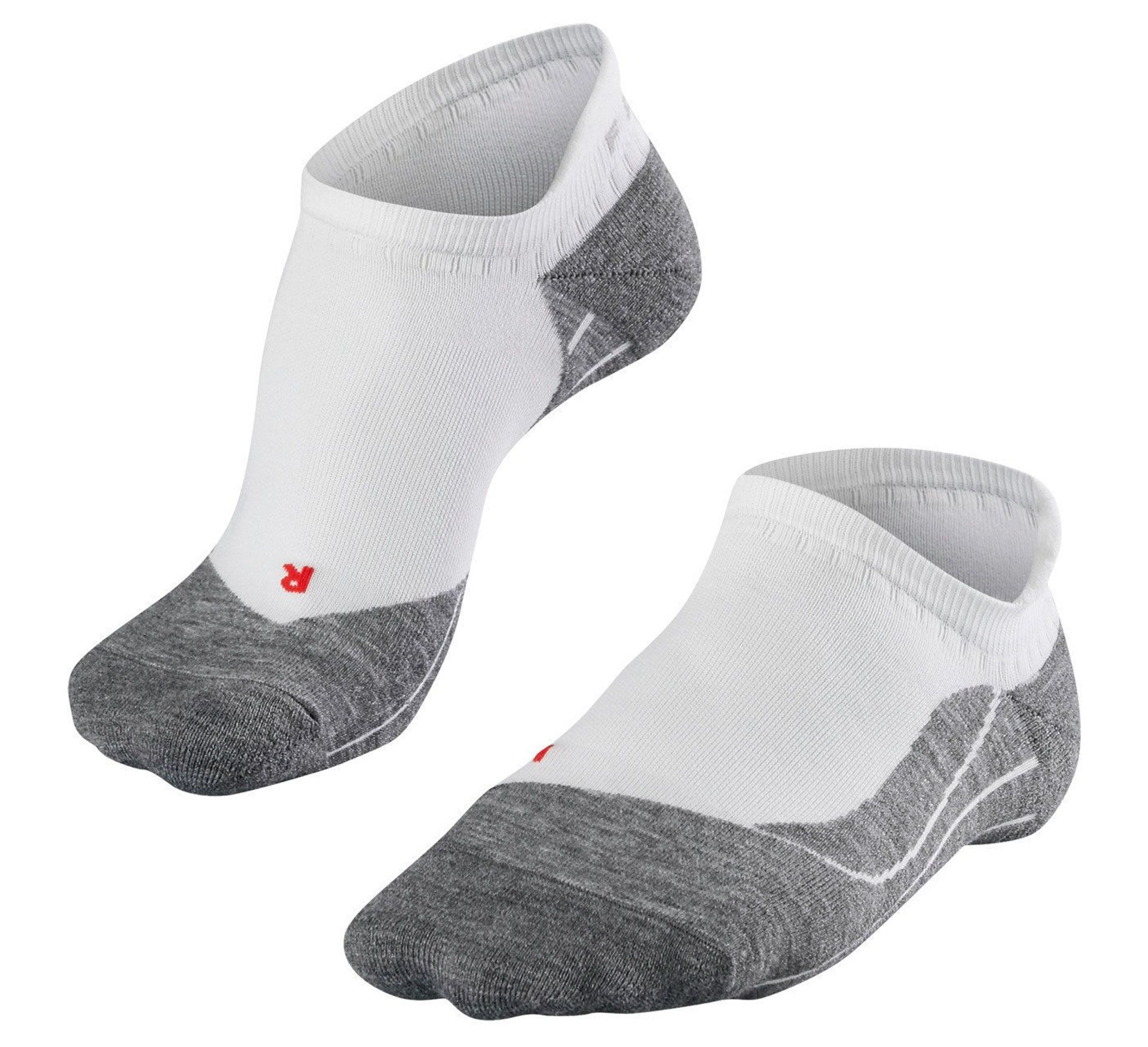 Falke Hardloopsokken grijs en wit