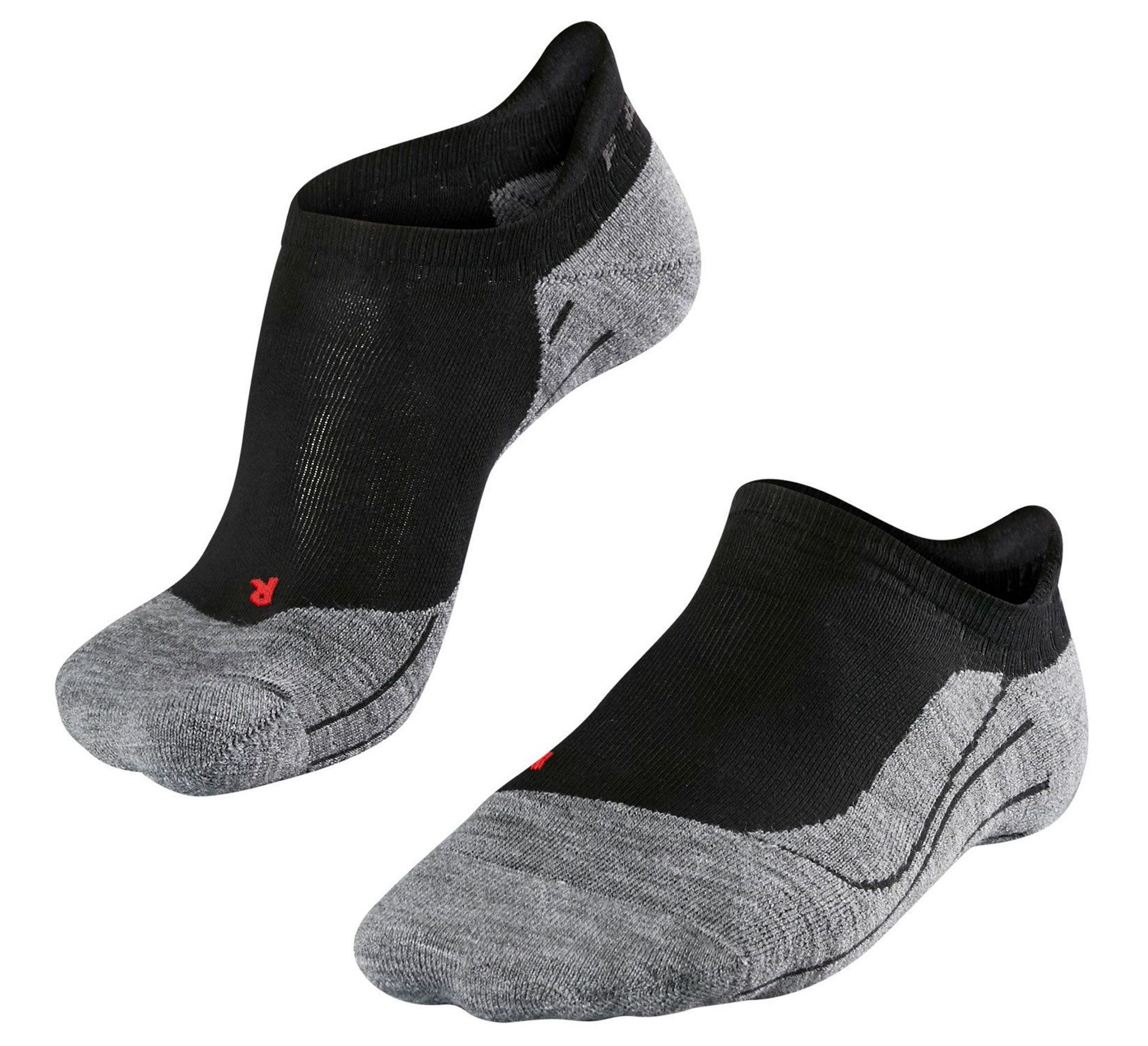 Falke Hardloopsokken zwart en grijs