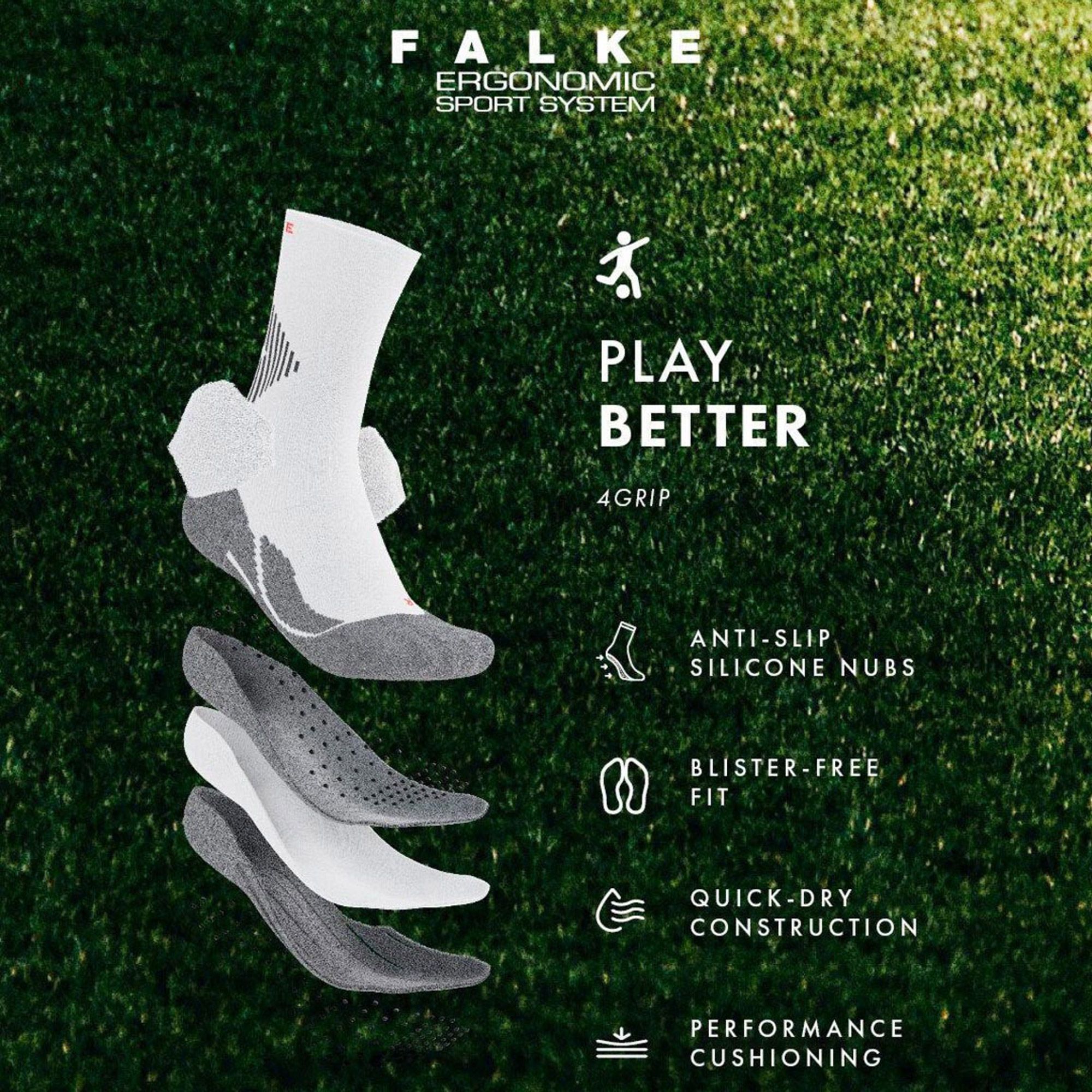 Chaussettes FALKE 4 Grip Stabilizing Adulte
