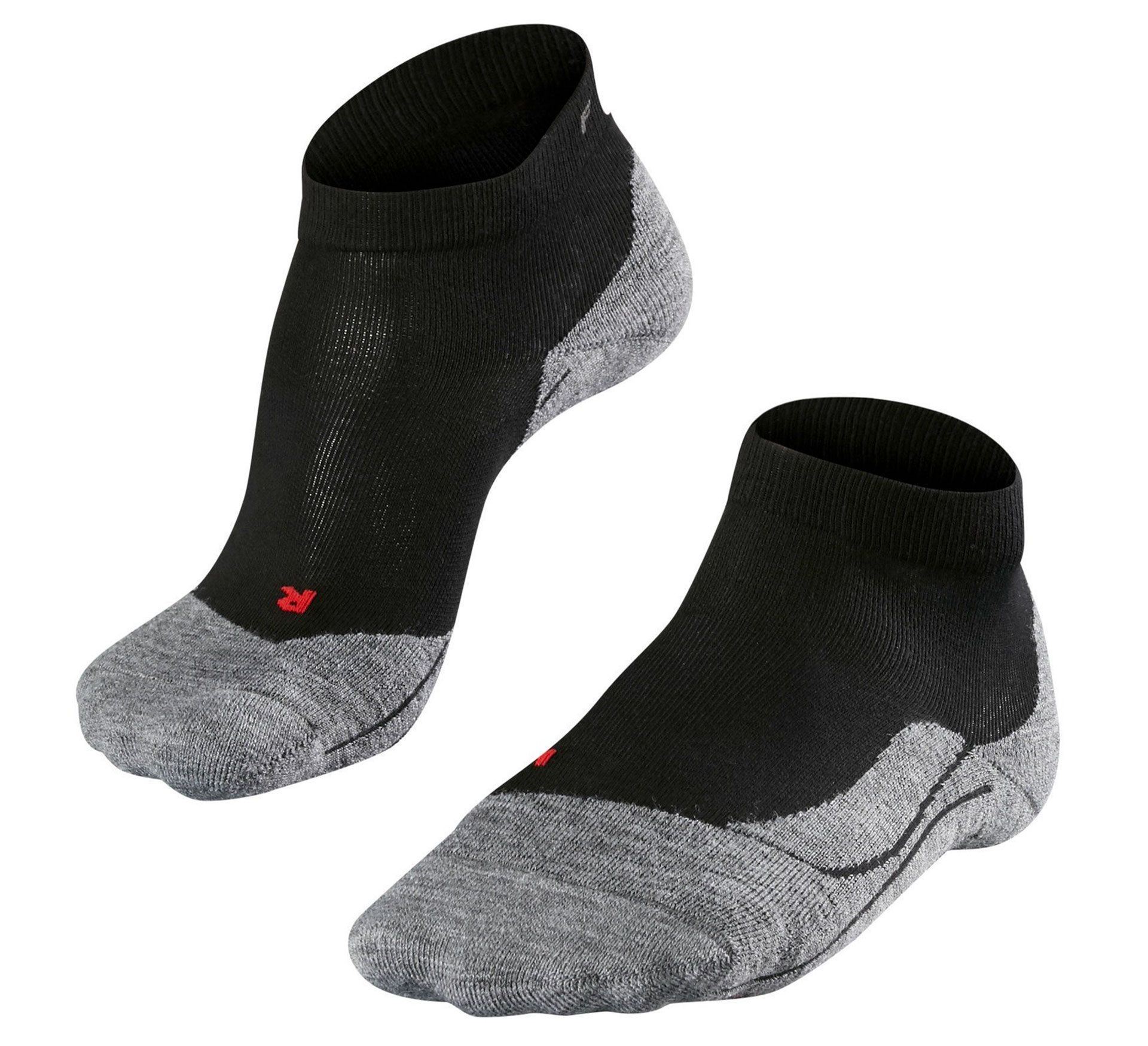 Falke Hardloopsokken zwart en grijs