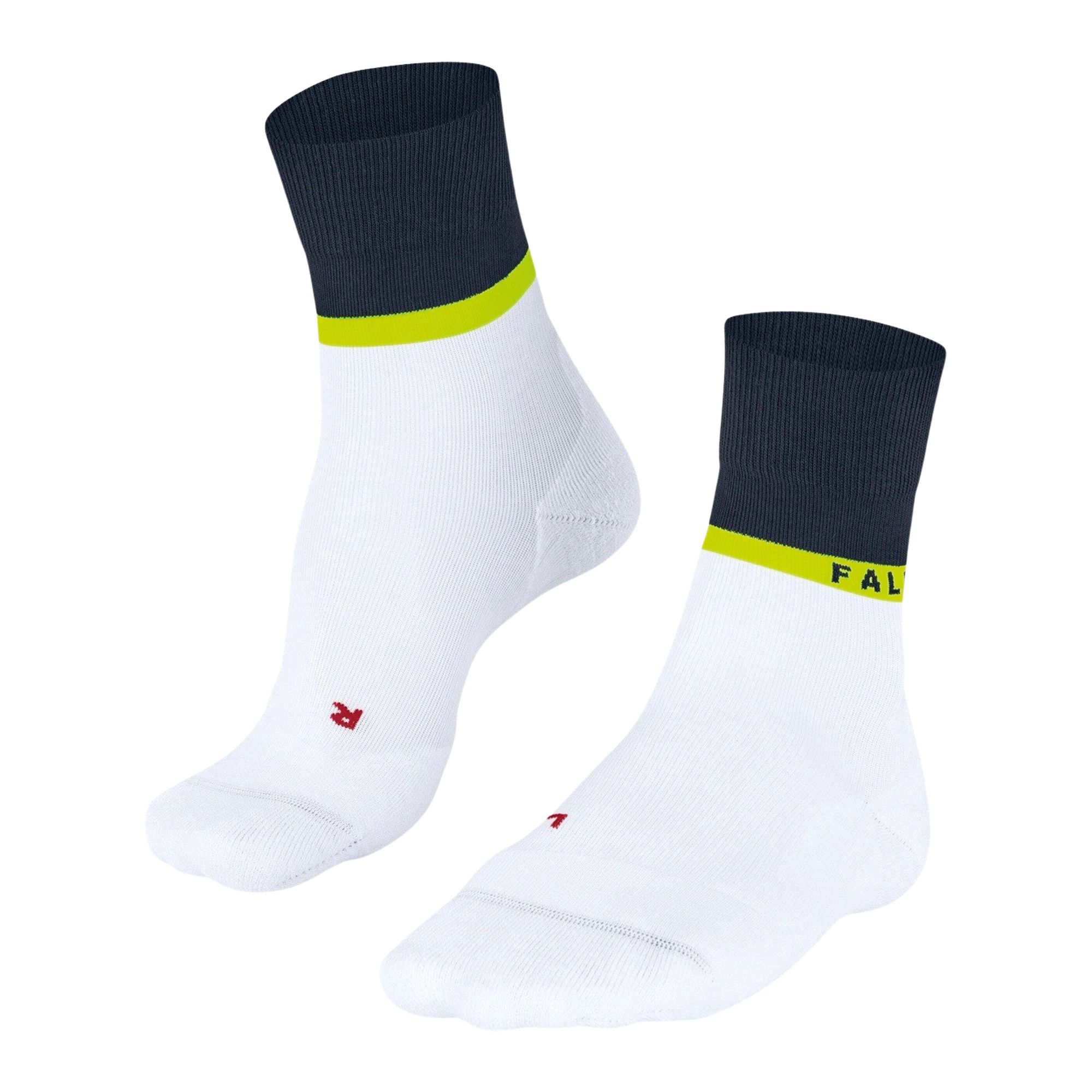 FALKE Heren Hardloopsokken RU4 Endurance Compressiion M So katoen functioneel materiaal met compressie 1 paar, Wit White 2002, 46-48