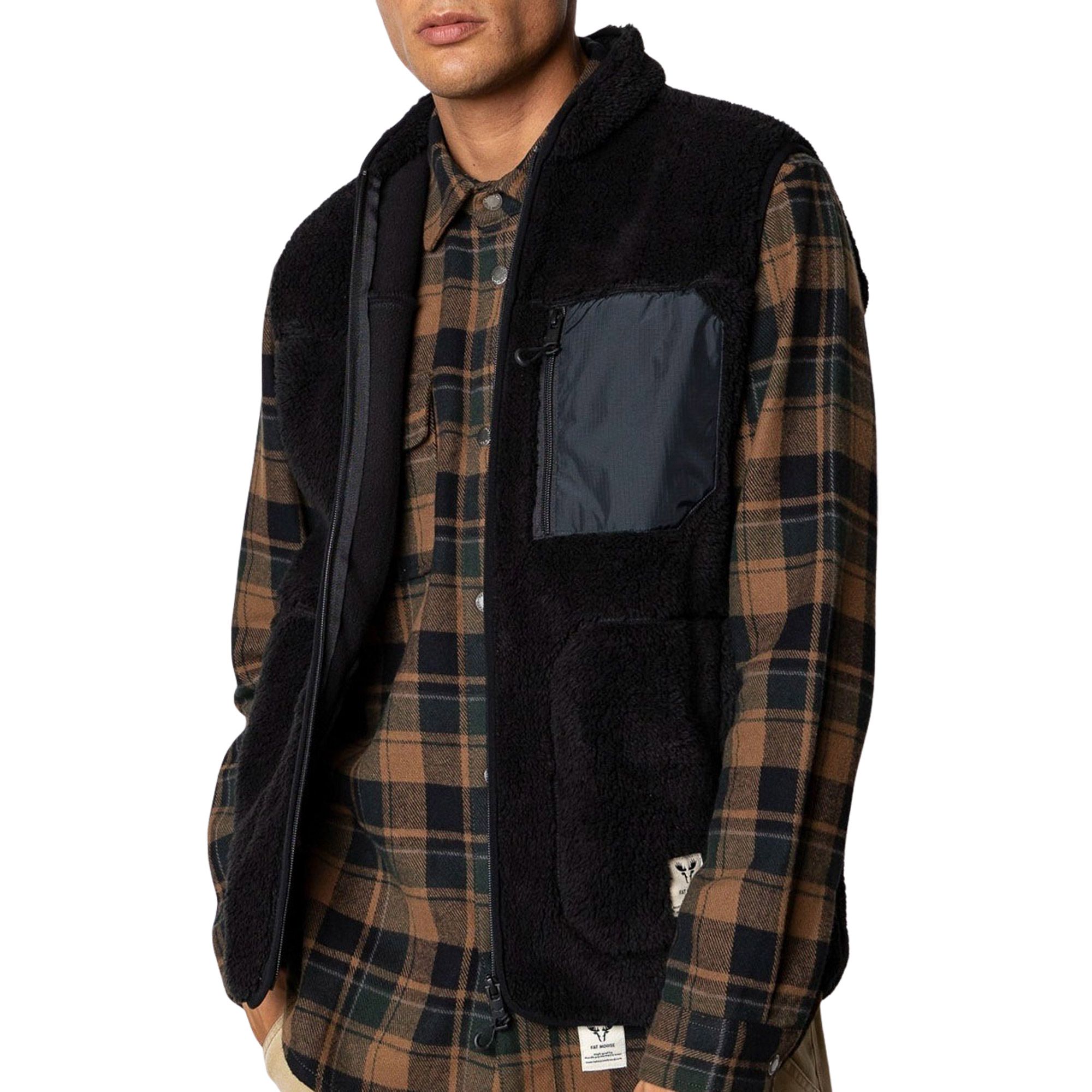 Fat Moose Wood Fleece Bodywarmer Heren