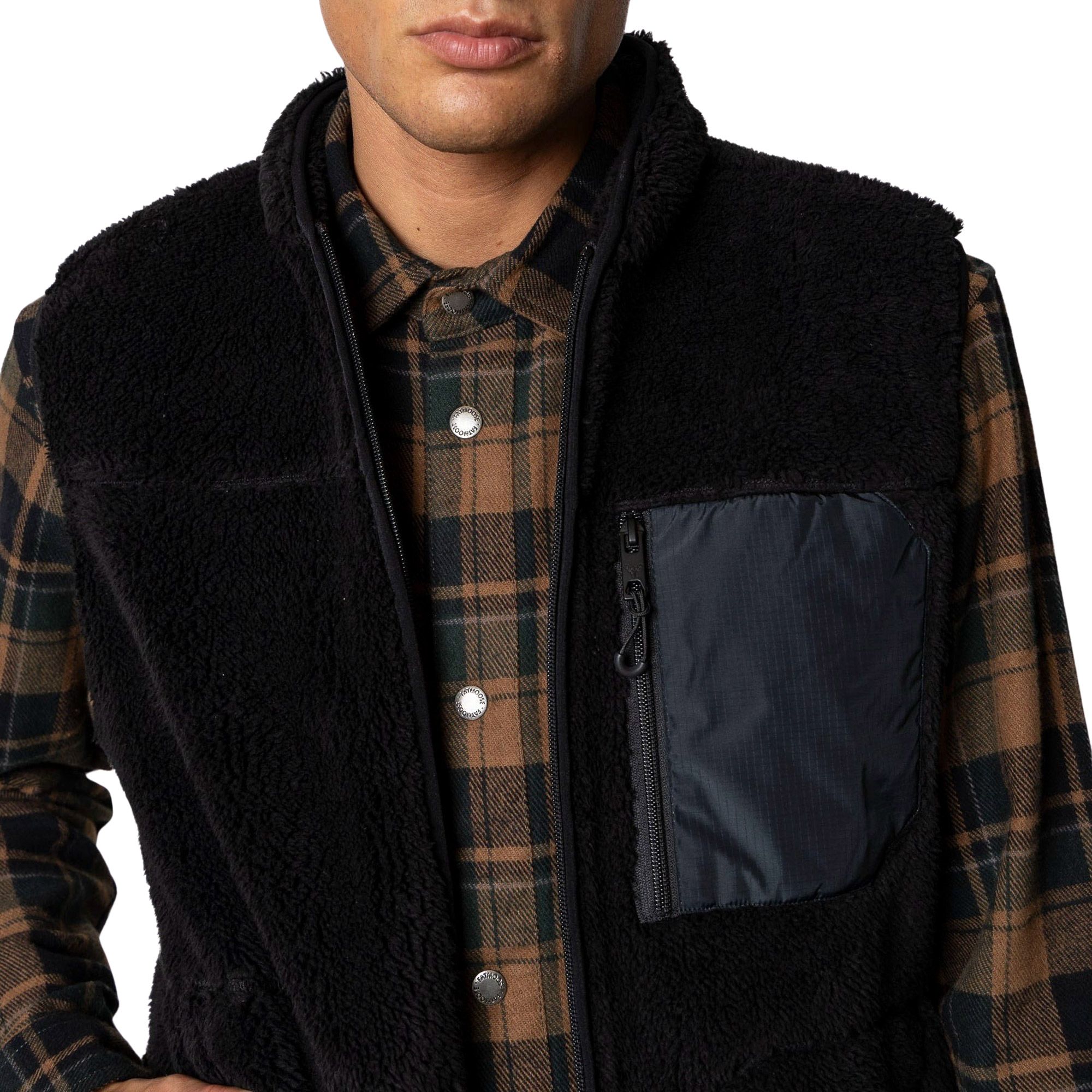 Fat Moose Wood Fleece Bodywarmer Heren