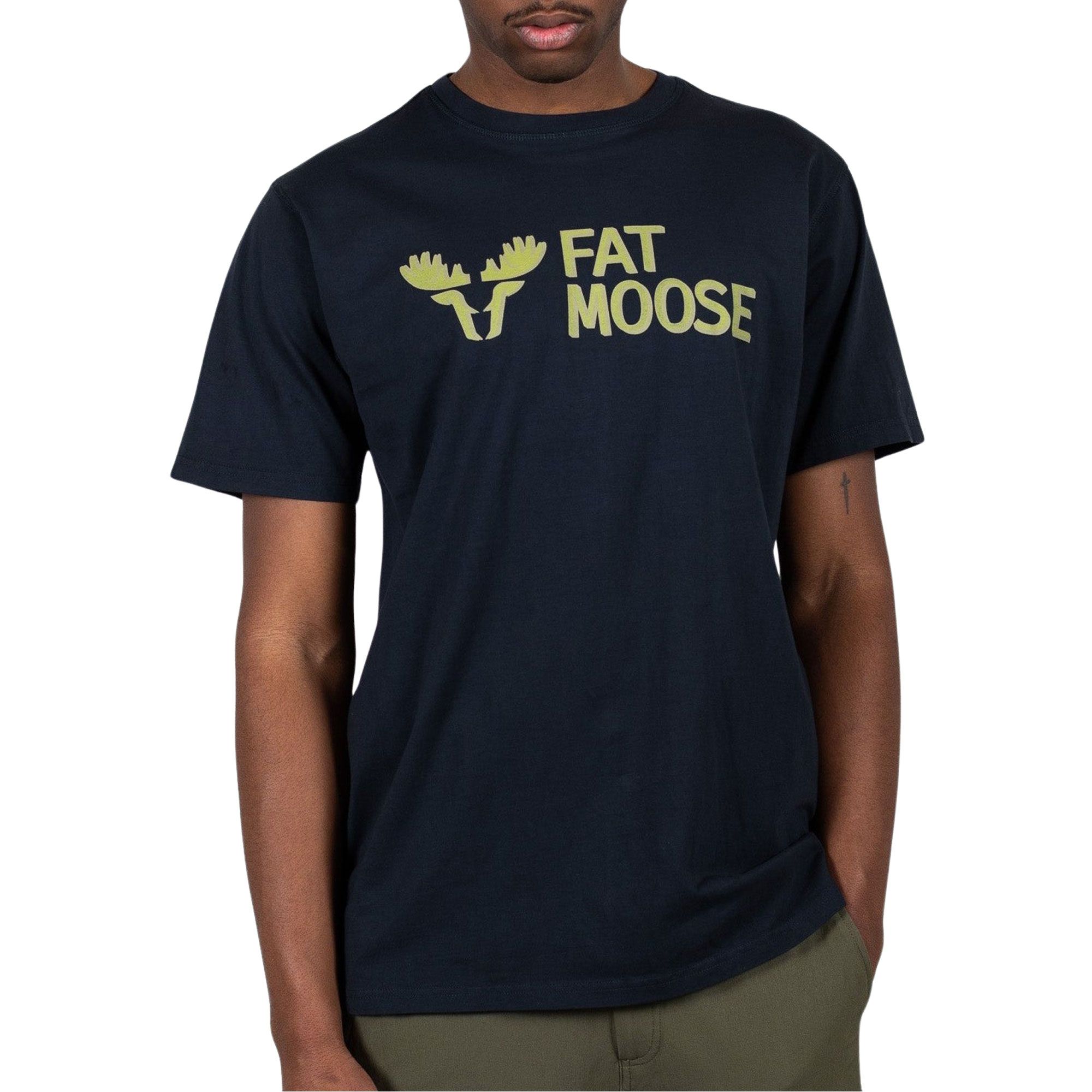 Fat Moose Logo Organic Shirt Heren