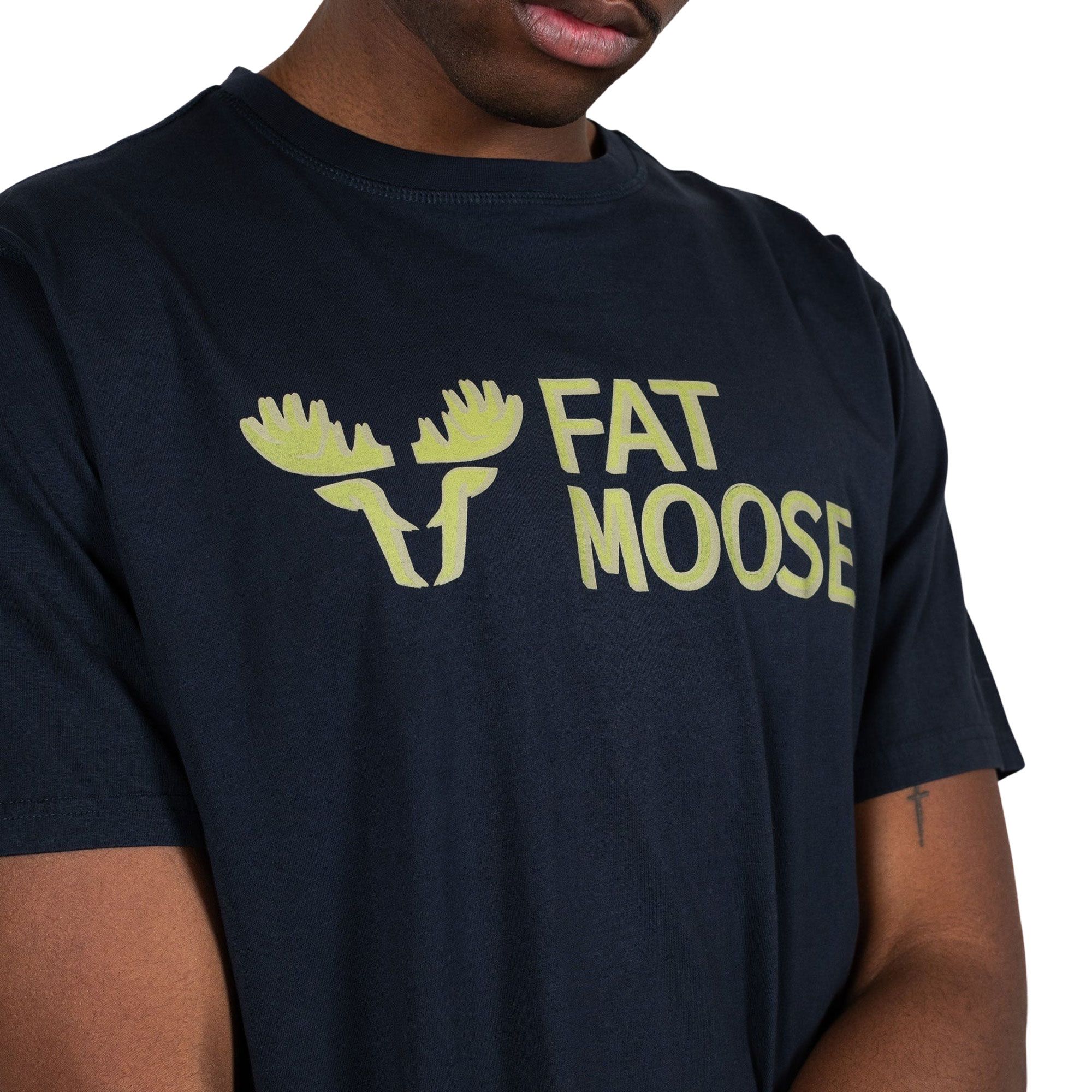 Fat Moose Logo Organic Shirt Heren