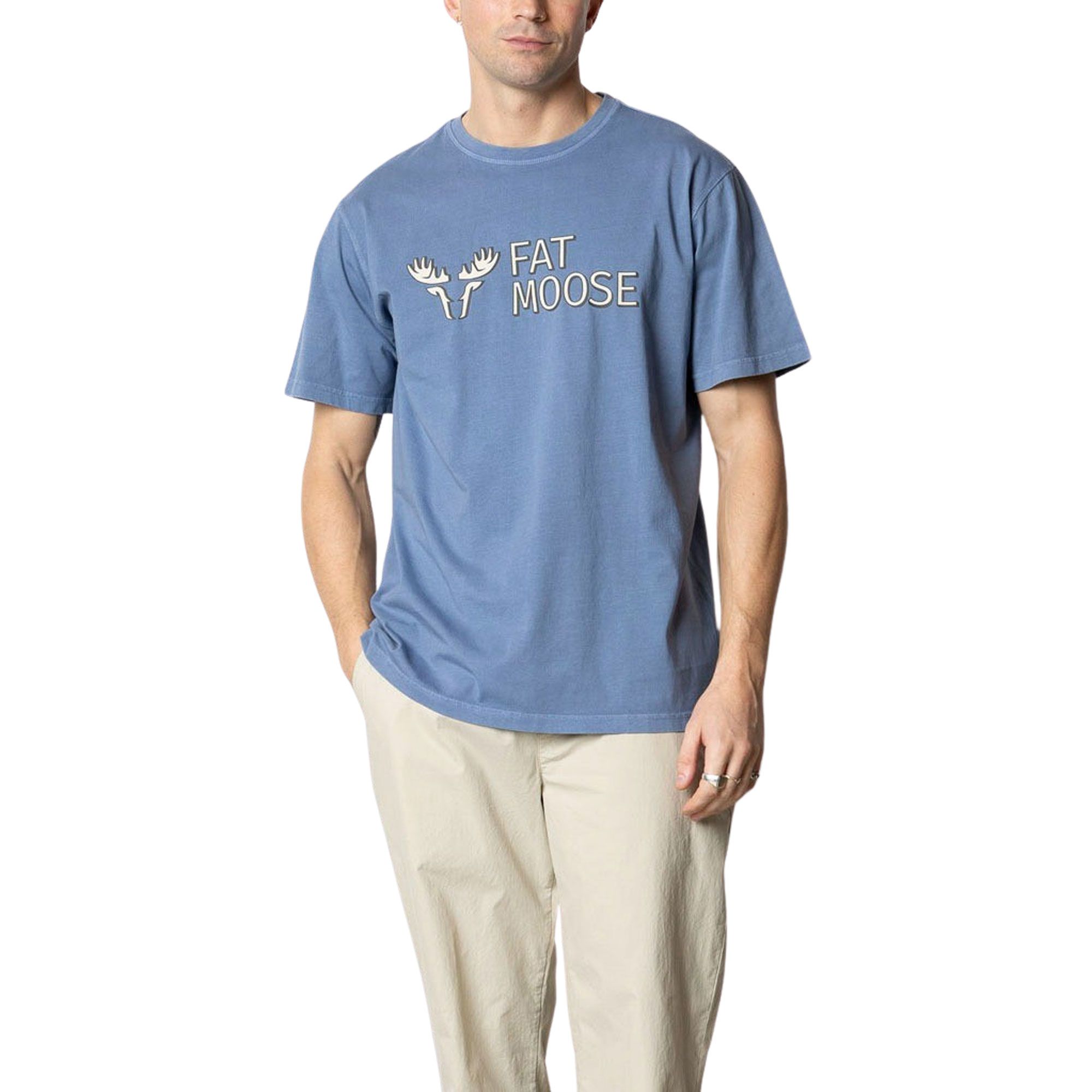 Fat Moose Logo Organic Shirt Heren