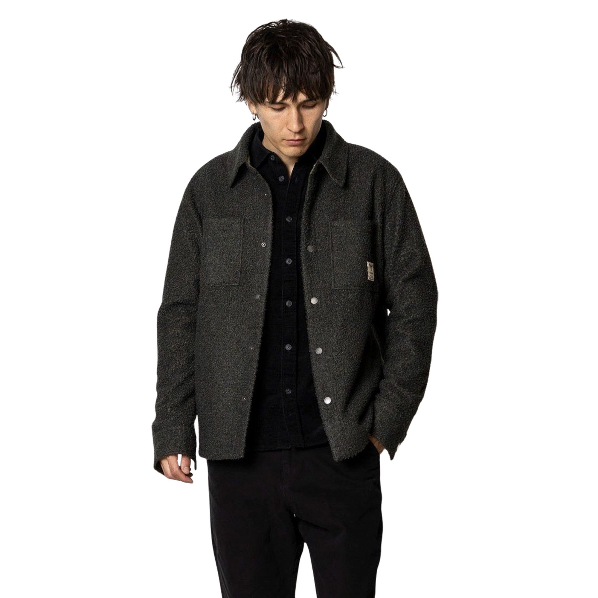 Fat Moose Ace Boucle Overshirt Heren