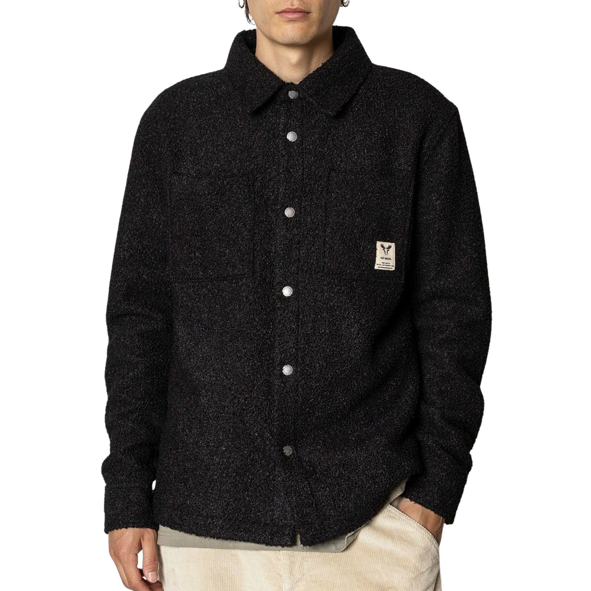 Fat Moose Ace Boucle Overshirt Heren