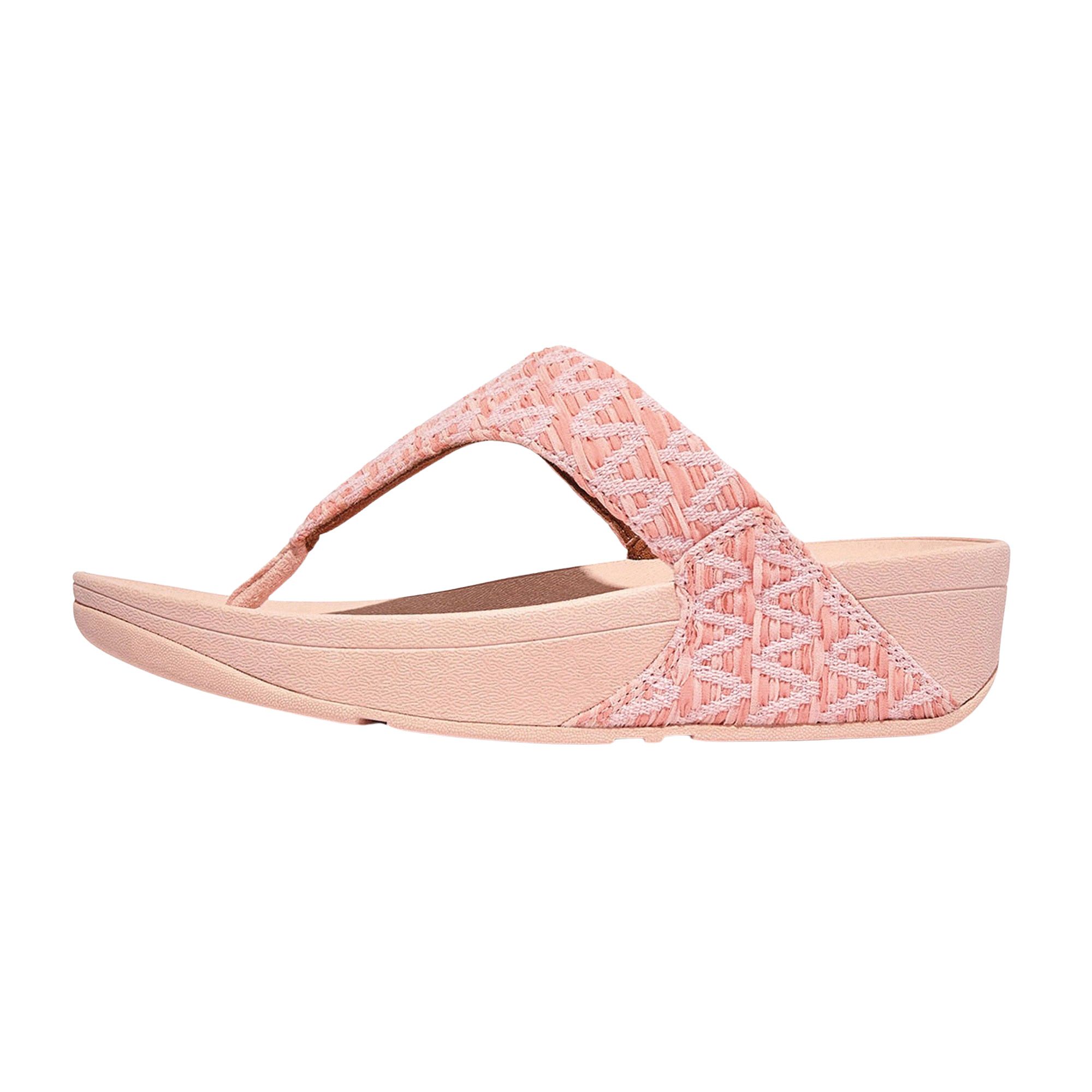 FitFlop Lulu Geo Webbing Toepost Slipper Damen