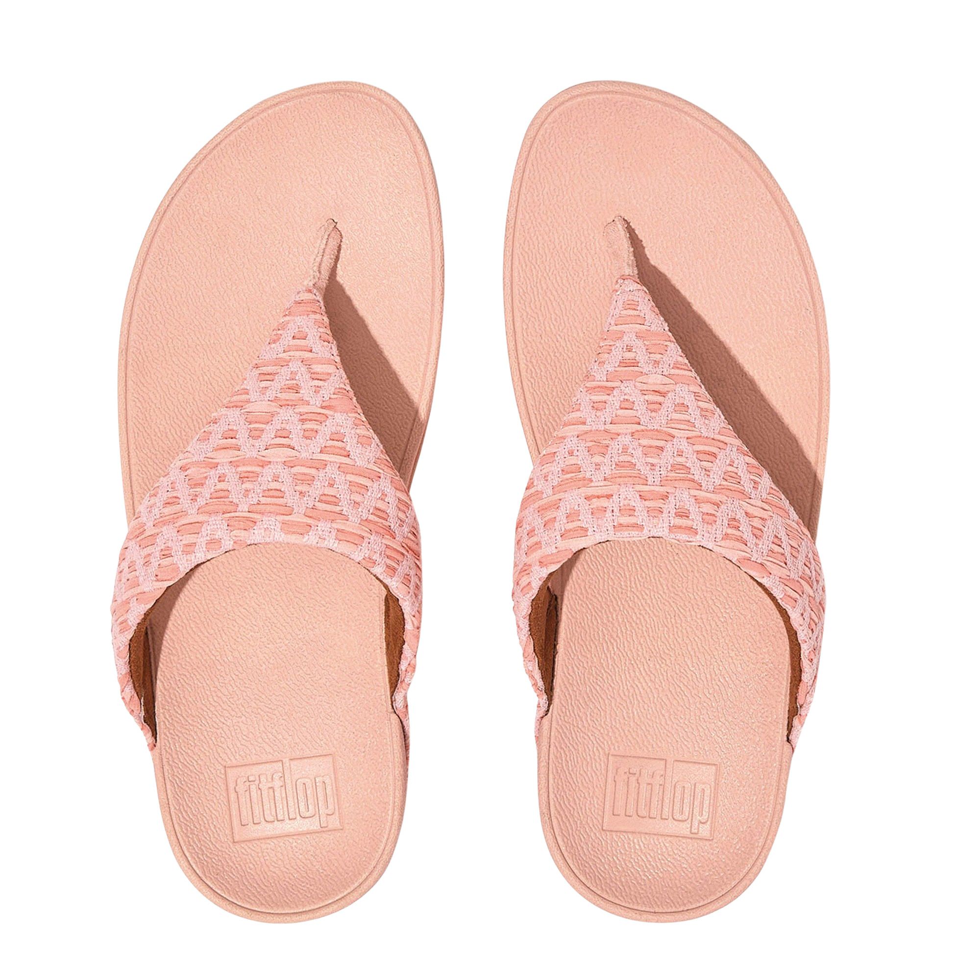 FitFlop Lulu Geo Webbing Toepost Slipper Damen