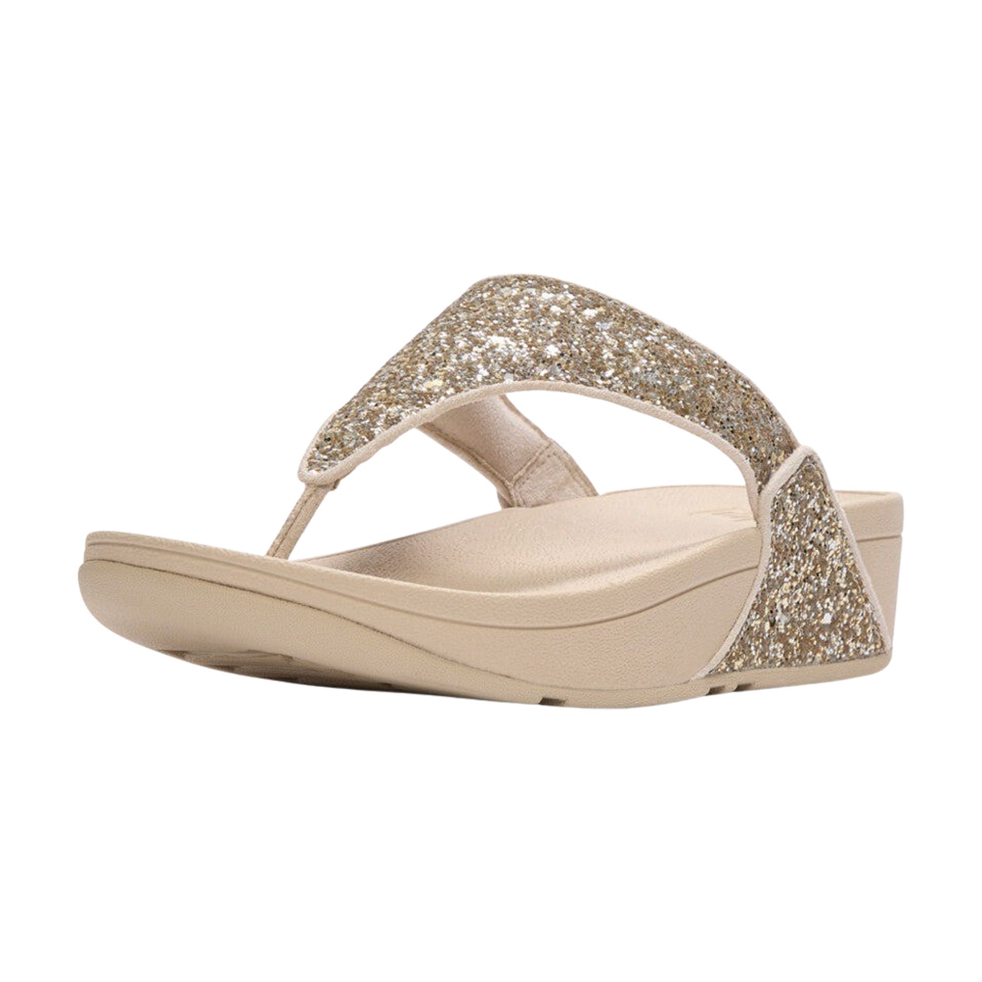 FitFlop Lulu Glitter Toepost Teenslippers Dames