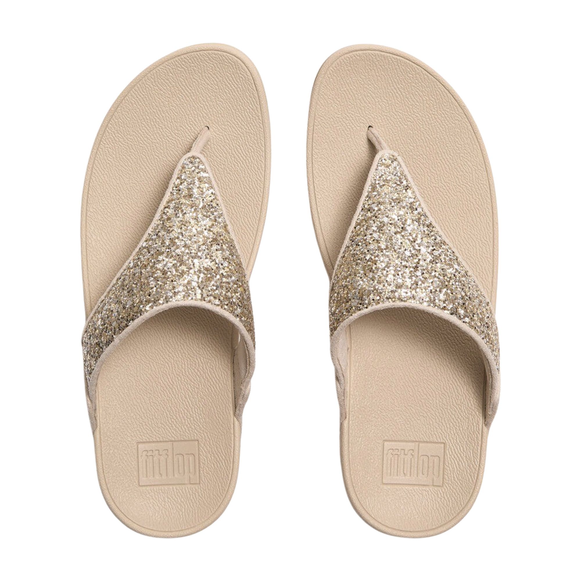 FitFlop Lulu Glitter Toepost Teenslippers Dames