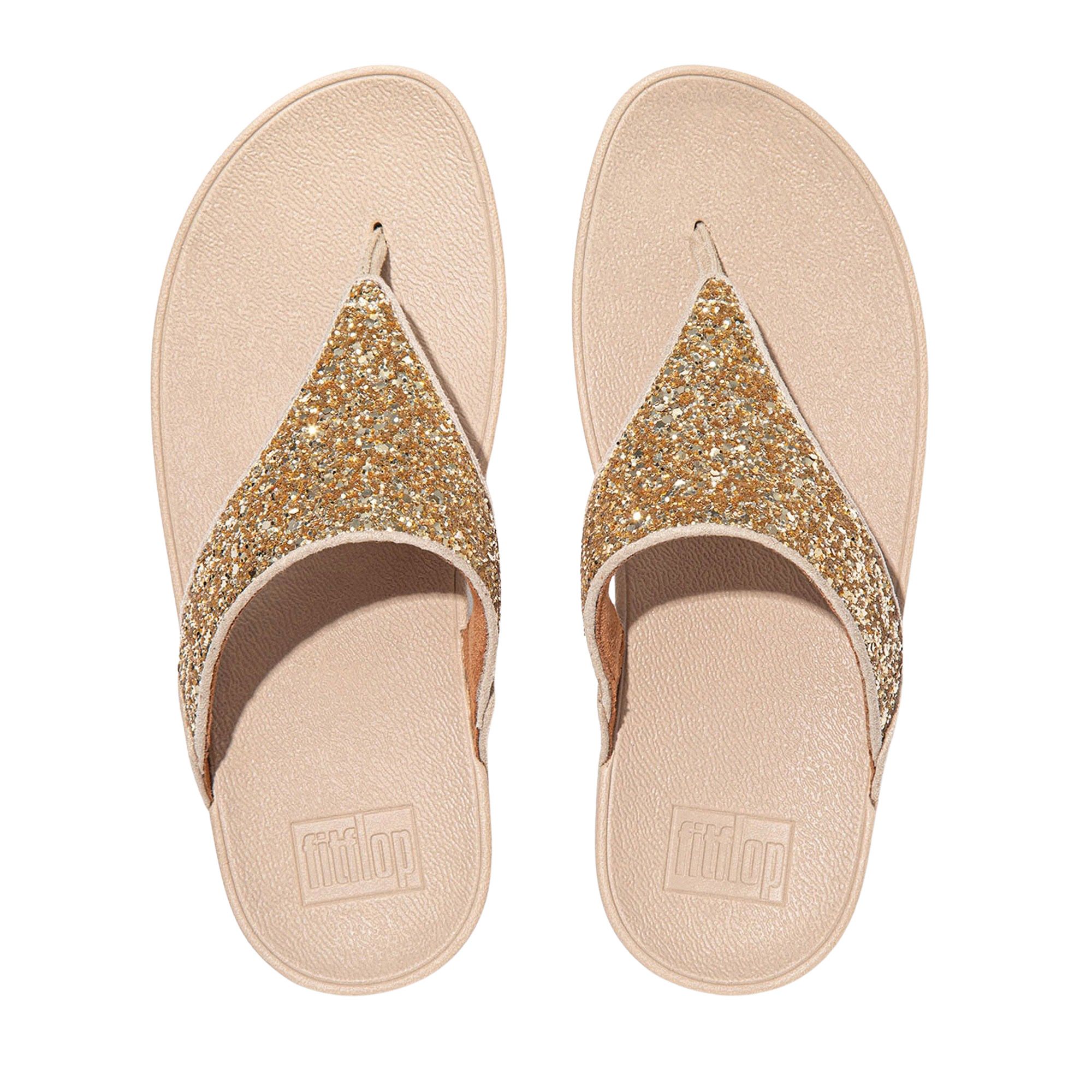 FitFlop Lulu Glitter Teenslippers Dames