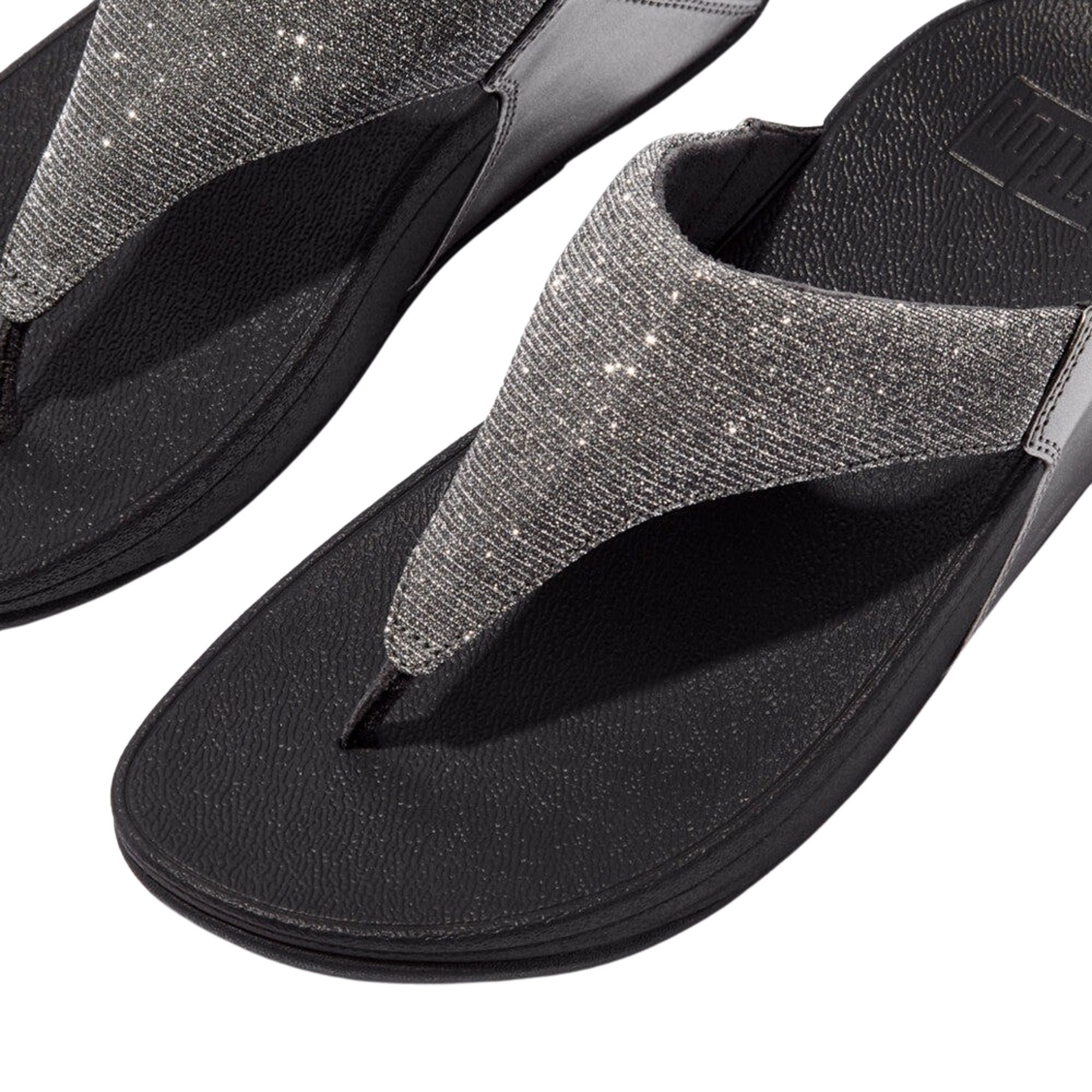 FitFlop Lulu Shimmerlux Toepost Teenslippers Dames