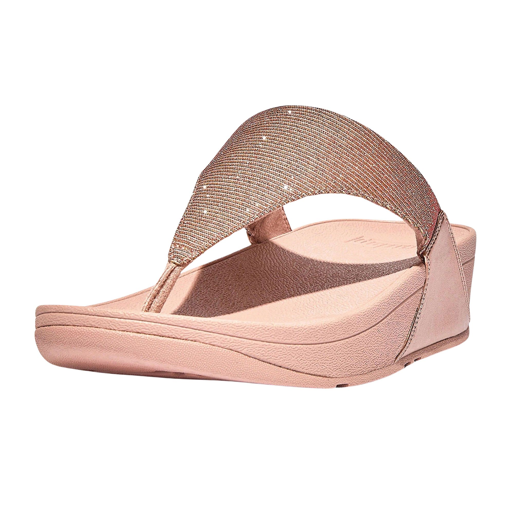 FitFlop Lulu Shimmerlux Toepost Teenslippers Dames