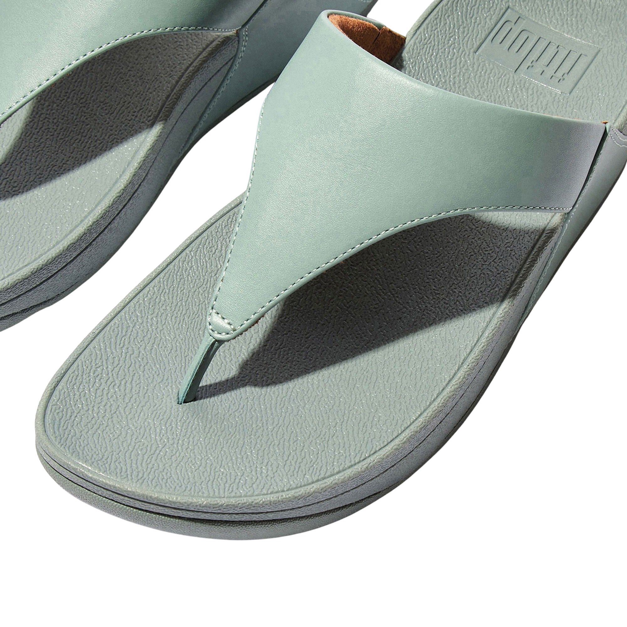 FitFlop Lulu Leather Toepost Teenslippers Dames