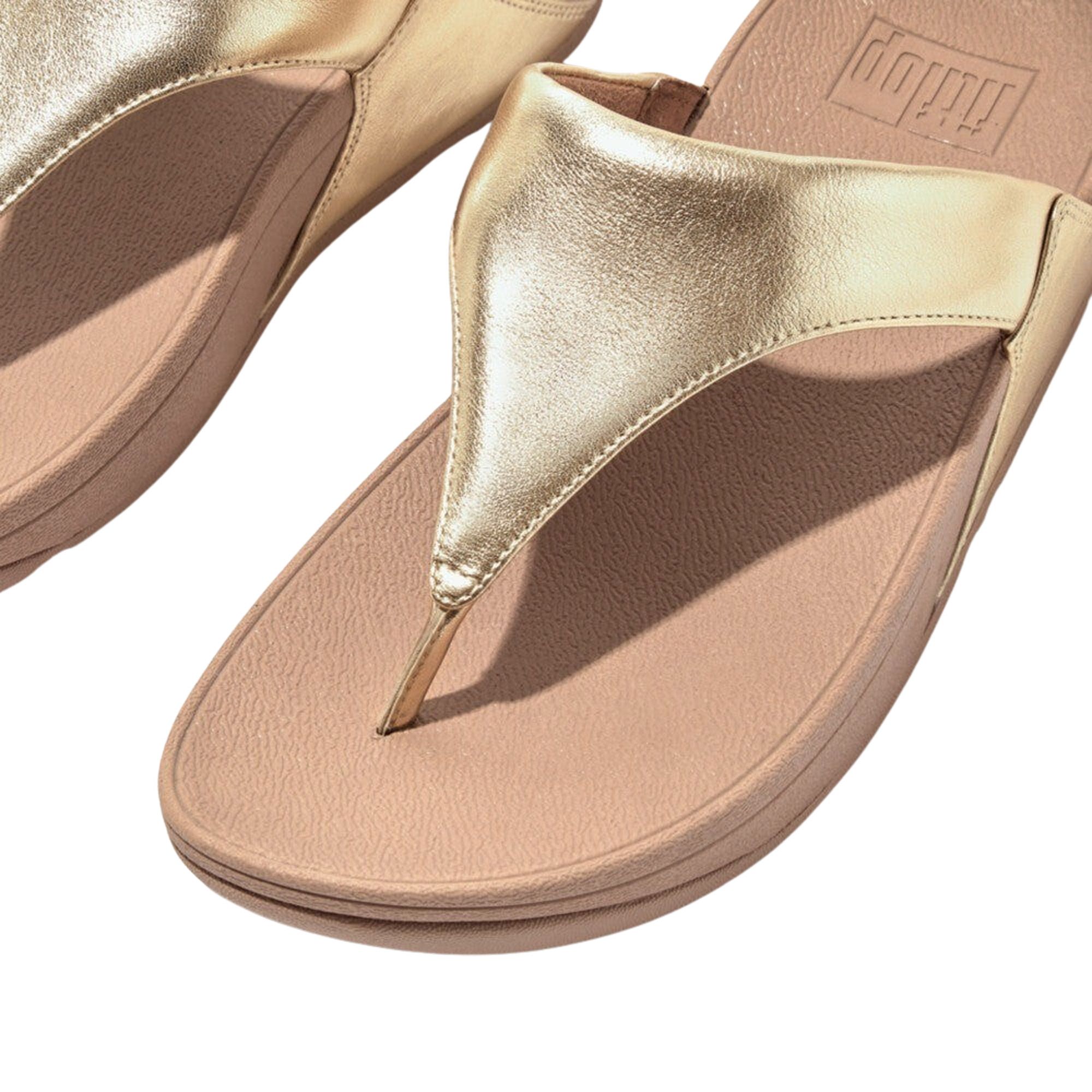 FitFlop Lulu Leather Toe post Teenslippers Dames